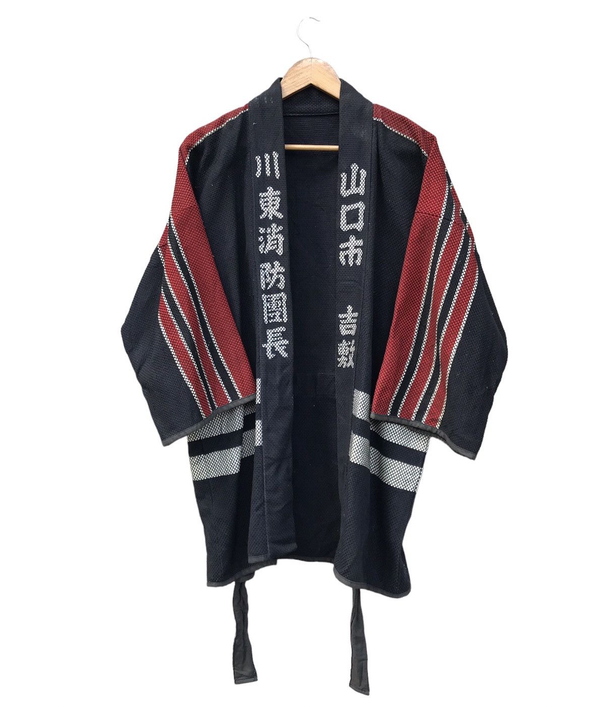 Vintage RARE VINTAGE 50s KIMONO FIREMAN SASHIKO BORO JACKET Size US L / EU 52-54 / 3 - 3 Thumbnail