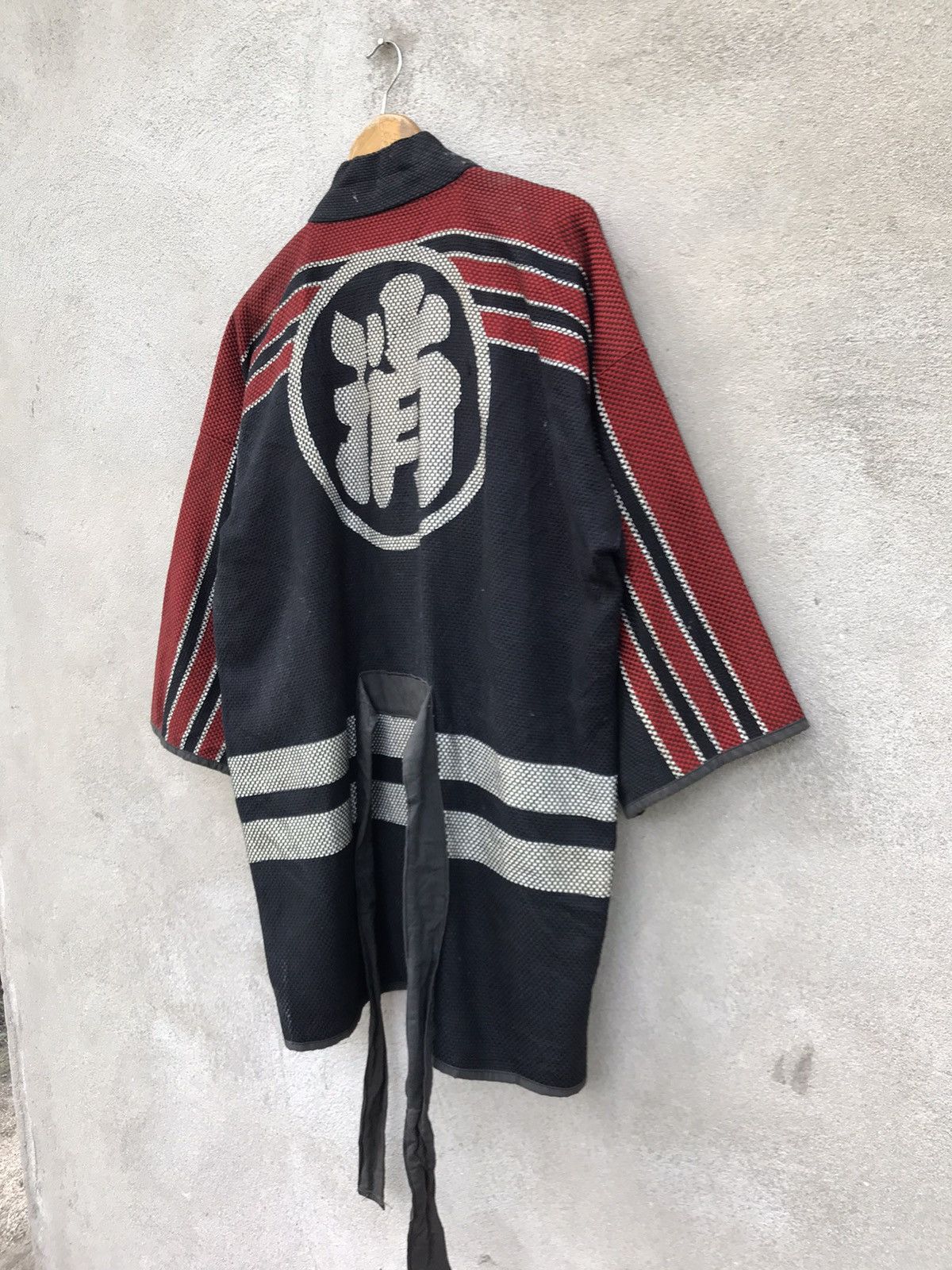 Vintage RARE VINTAGE 50s KIMONO FIREMAN SASHIKO BORO JACKET Size US L / EU 52-54 / 3 - 5 Thumbnail