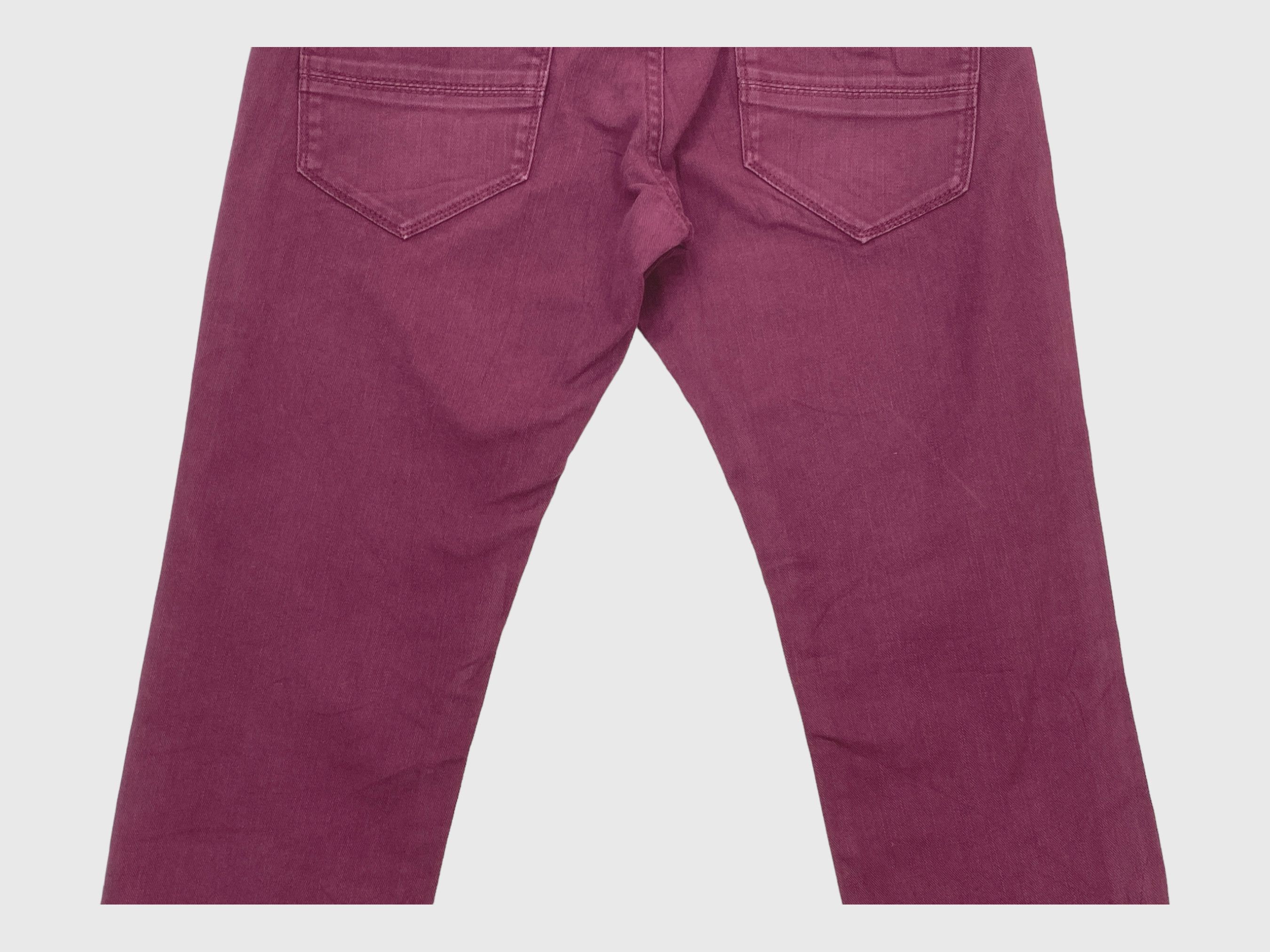 Japanese Brand Root Three Japanese Distressed Denim – Raw Hem, Rare Size US 32 / EU 48 - 9 Thumbnail