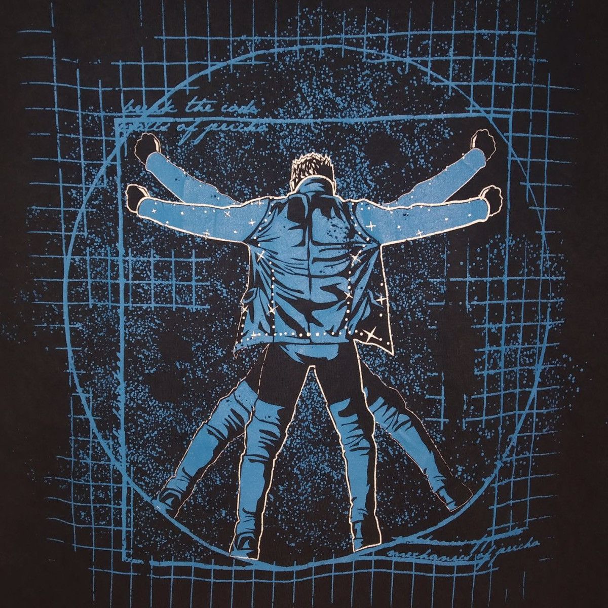 Vintage × WWE × WWF Rare!! Y2J Light It Up Chris Jericho WWE Wrestler Wrestling Size US L / EU 52-54 / 3 - 3 Thumbnail