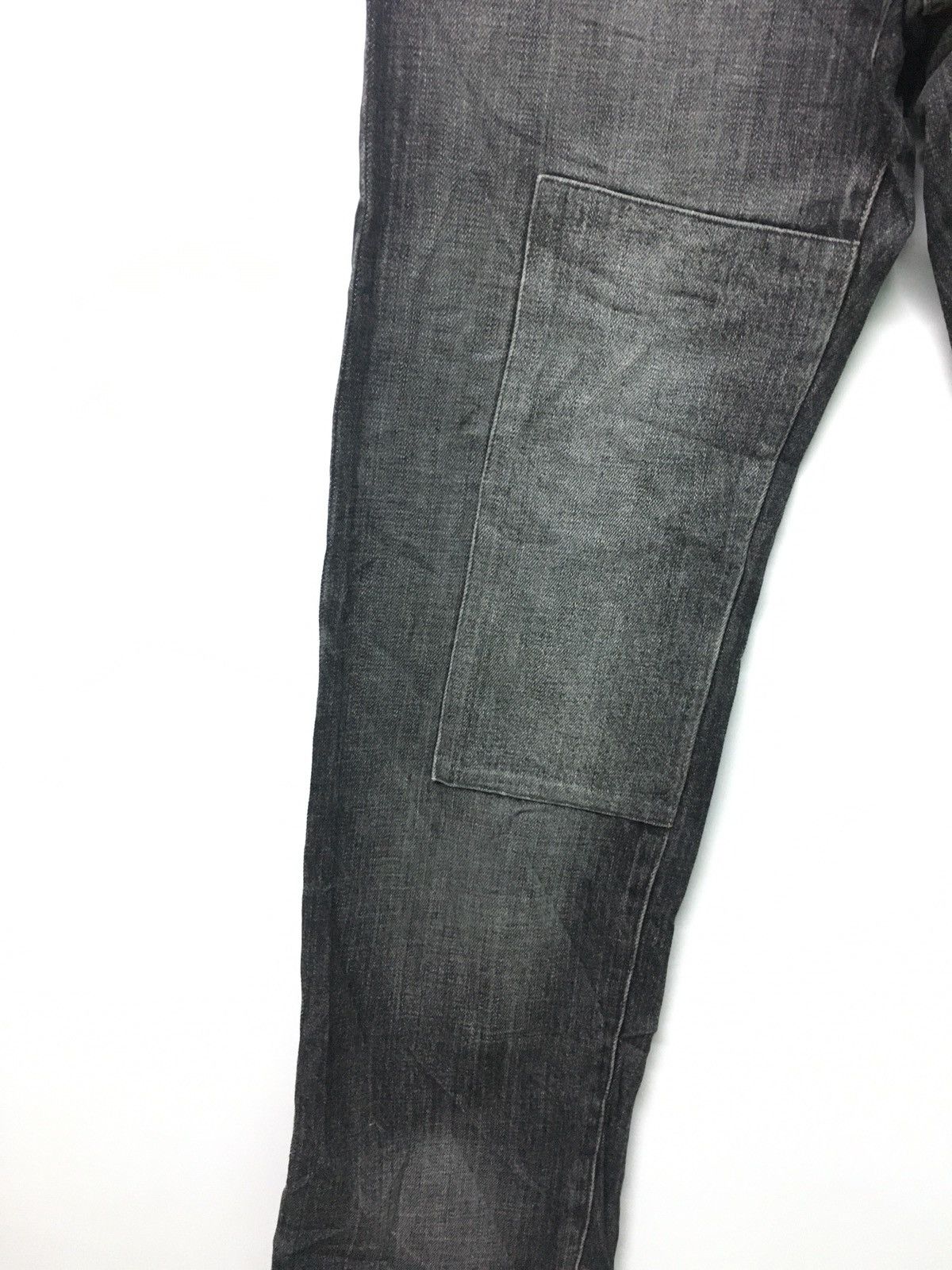 Uniqlo UNIQLO Jeans Faded Patch Work sashiko embroidery Size US 32 / EU 48 - 4 Thumbnail