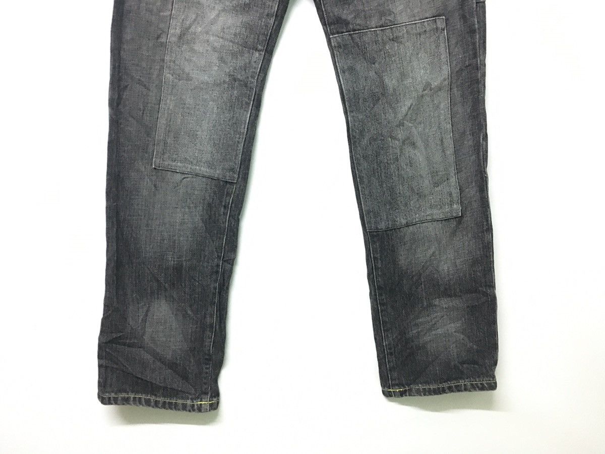 Uniqlo UNIQLO Jeans Faded Patch Work sashiko embroidery Size US 32 / EU 48 - 3 Thumbnail