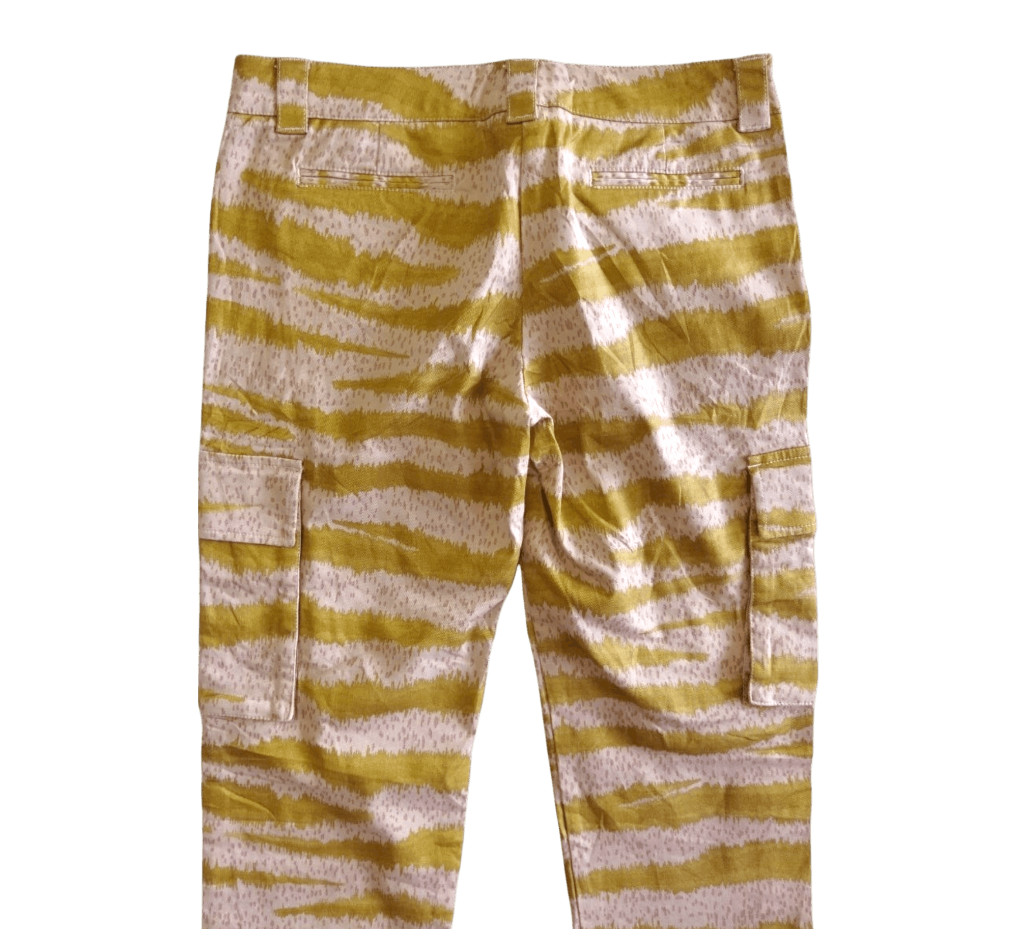 Designer R.E.D Valentino Cropped Cargo Pants Size 32" / US 10 / IT 46 - 4 Thumbnail