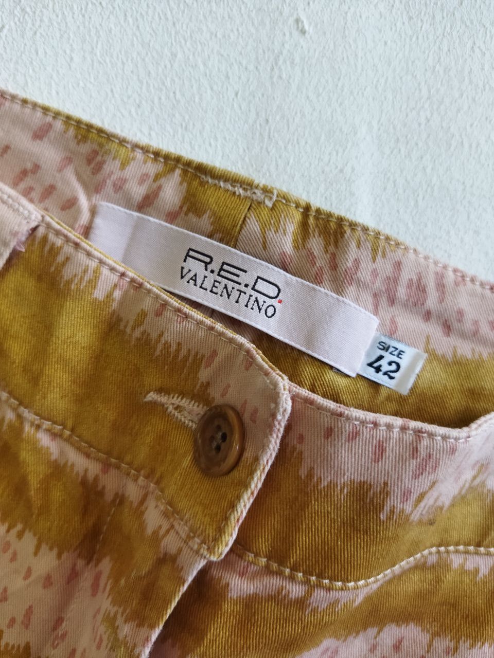 Designer R.E.D Valentino Cropped Cargo Pants Size 32" / US 10 / IT 46 - 7 Thumbnail