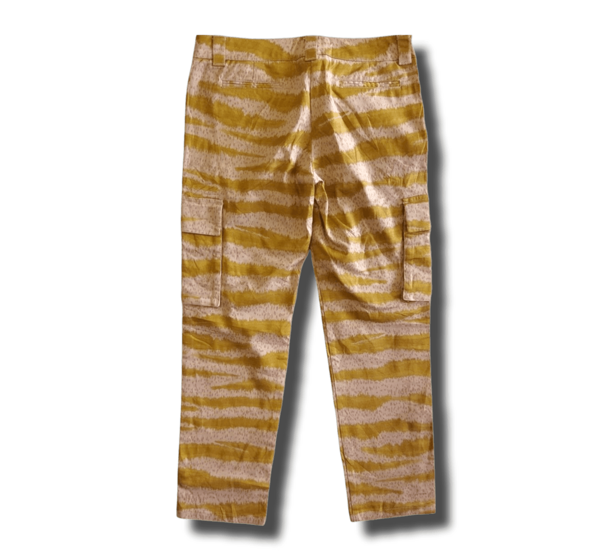 Designer R.E.D Valentino Cropped Cargo Pants Size 32" / US 10 / IT 46 - 3 Thumbnail