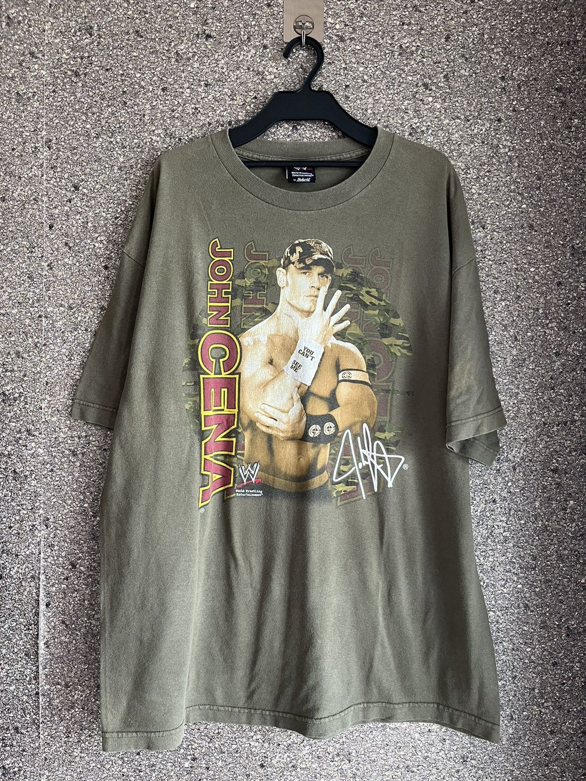 image of Made In USA x Vintage John Cena Ft75 in Green, Men's (Size XL)