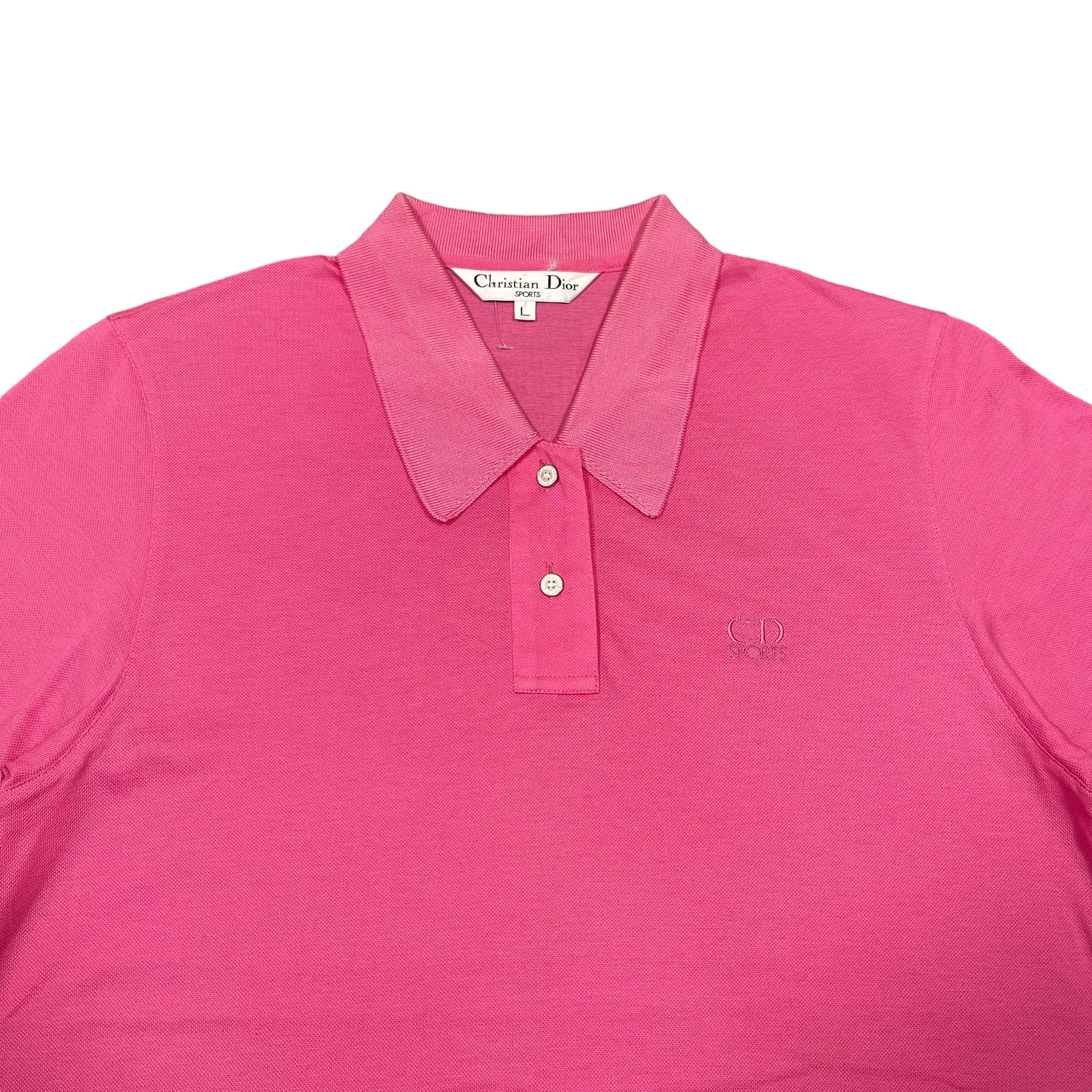 Christian Dior Monsieur 1990s Christian Dior Plain Polo Shirt Size US L / EU 52-54 / 3 - 2 Thumbnail