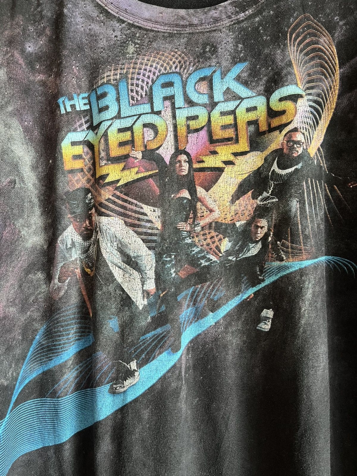 Vintage The black eyed peas ft75 Size US L / EU 52-54 / 3 - 2 Thumbnail