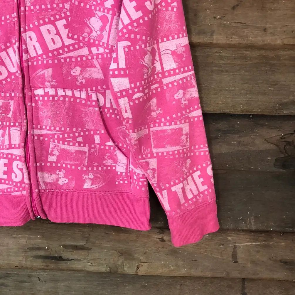Japanese Brand × Peanuts Peanuts Snoopy Full Print Pink Hoodie #556 Size US S / EU 44-46 / 1 - 5 Thumbnail