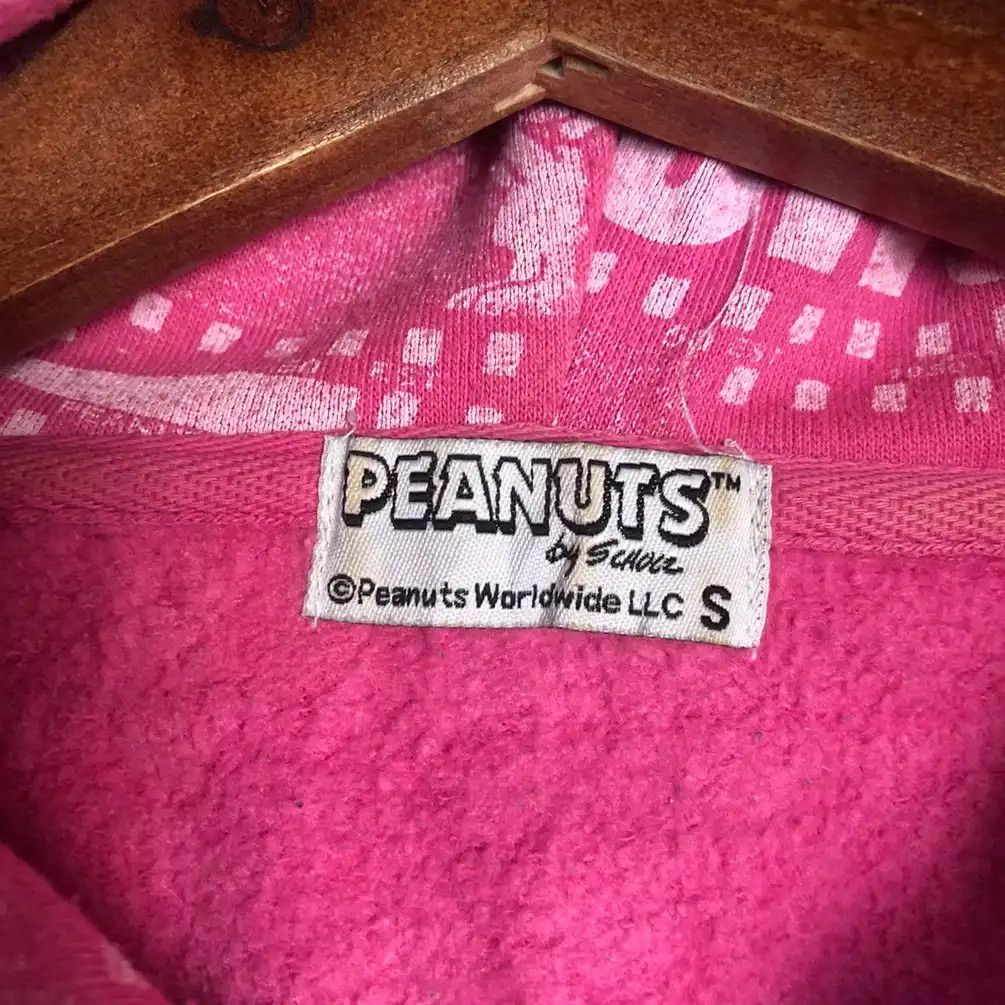 Japanese Brand × Peanuts Peanuts Snoopy Full Print Pink Hoodie #556 Size US S / EU 44-46 / 1 - 7 Thumbnail