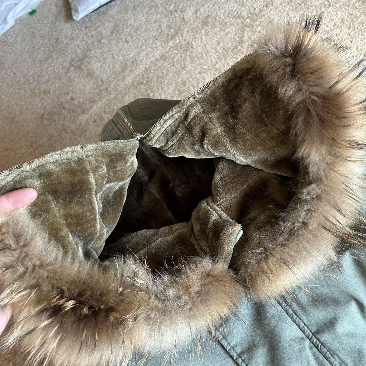 MAGIC STICK 2016 CROPPED DOWN-FiLLED N-2B COAT PARKA FUR-LiNED HOOD Size US M / EU 48-50 / 2 - 9 Thumbnail