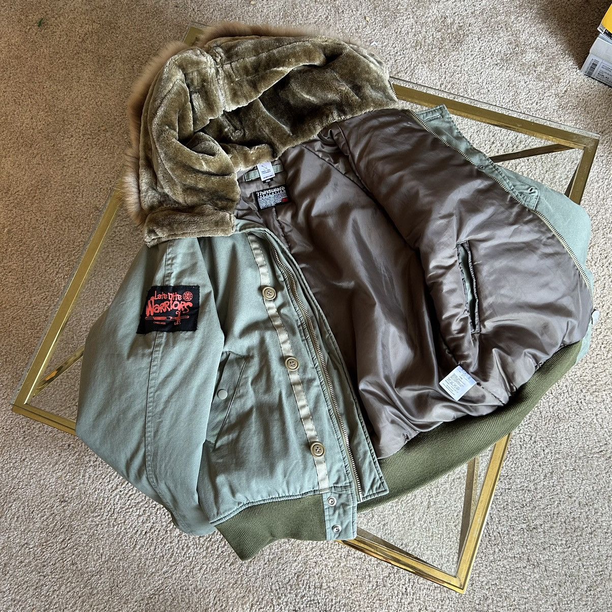 MAGIC STICK 2016 CROPPED DOWN-FiLLED N-2B COAT PARKA FUR-LiNED HOOD Size US M / EU 48-50 / 2 - 16 Thumbnail