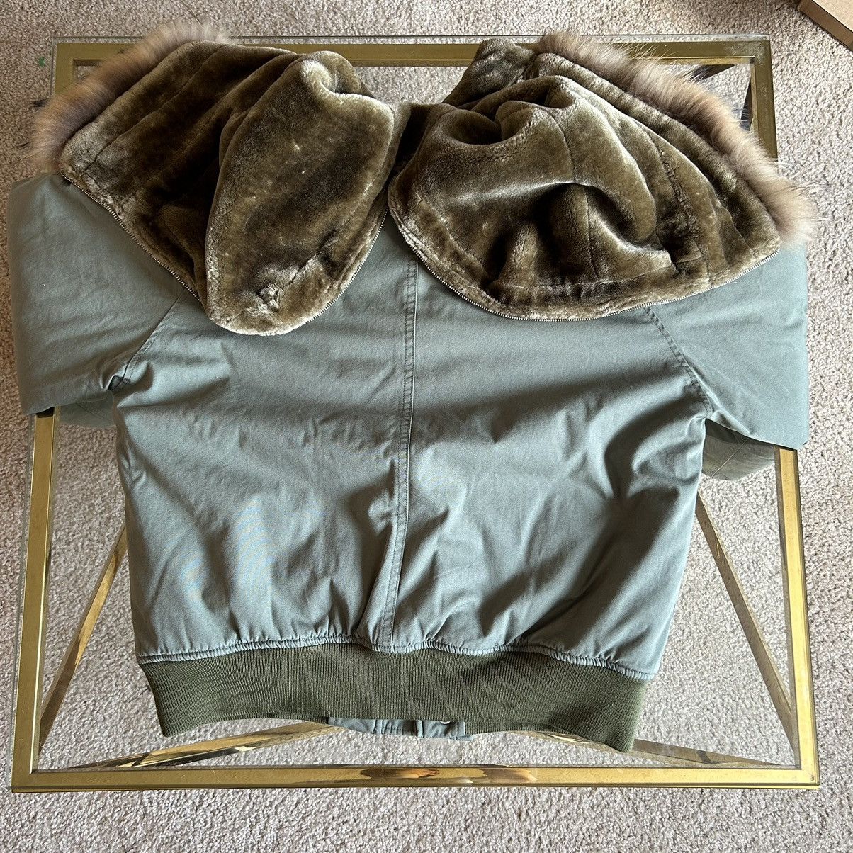MAGIC STICK 2016 CROPPED DOWN-FiLLED N-2B COAT PARKA FUR-LiNED HOOD Size US M / EU 48-50 / 2 - 11 Thumbnail
