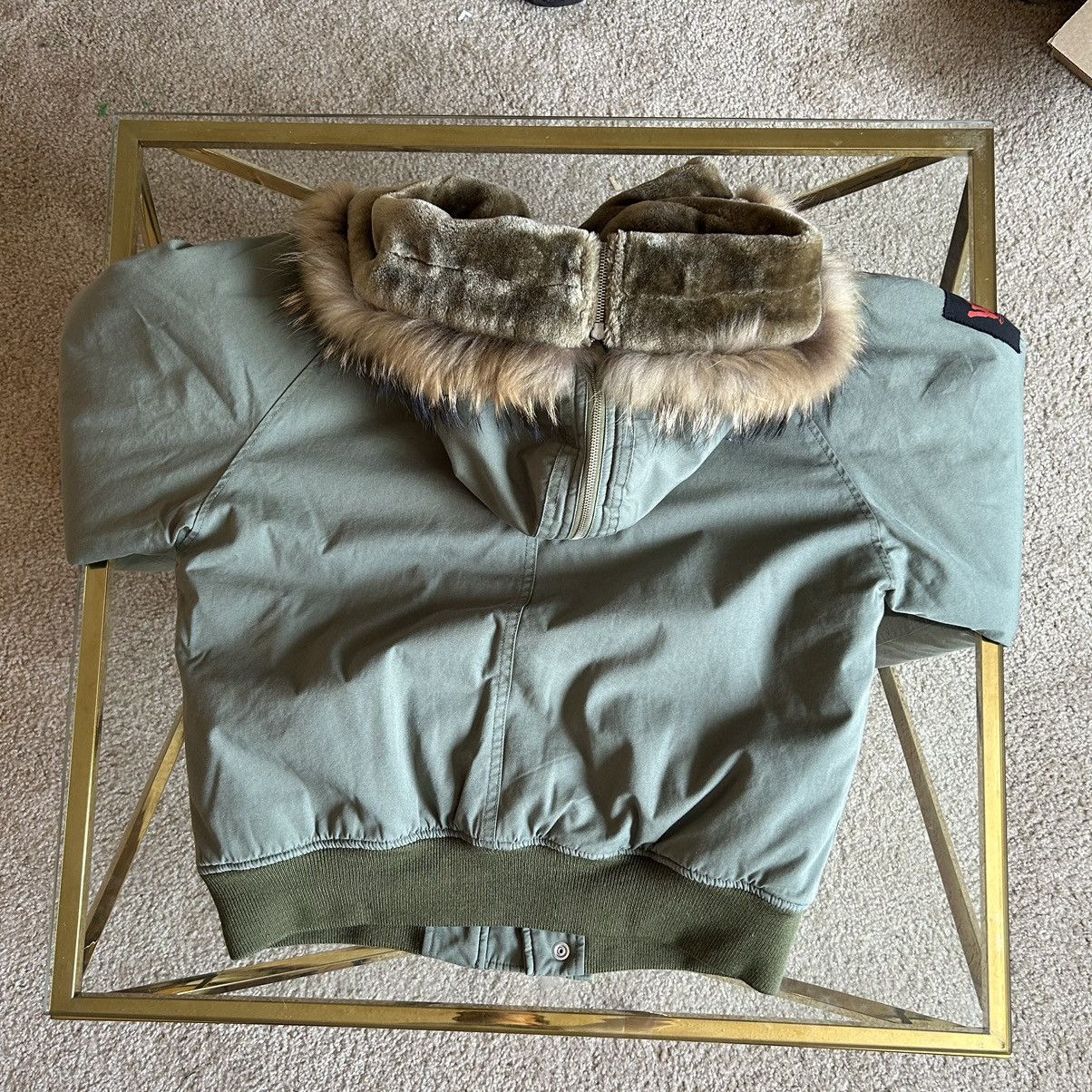 MAGIC STICK 2016 CROPPED DOWN-FiLLED N-2B COAT PARKA FUR-LiNED HOOD Size US M / EU 48-50 / 2 - 12 Thumbnail