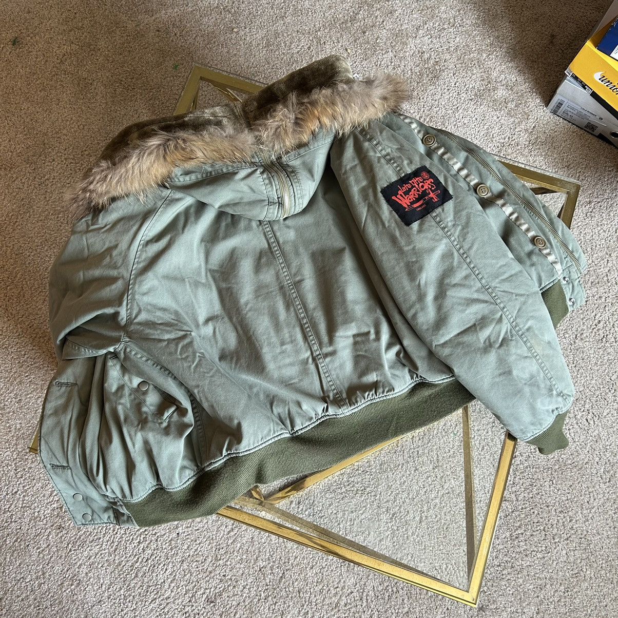 MAGIC STICK 2016 CROPPED DOWN-FiLLED N-2B COAT PARKA FUR-LiNED HOOD Size US L / EU 52-54 / 3 - 14 Thumbnail