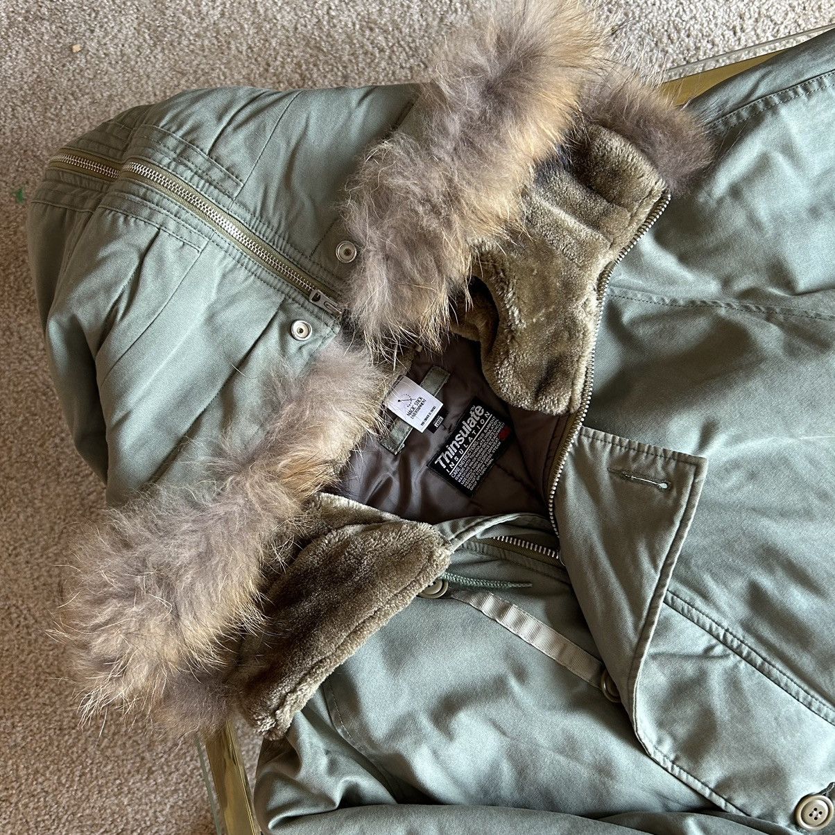 MAGIC STICK 2016 CROPPED DOWN-FiLLED N-2B COAT PARKA FUR-LiNED HOOD Size US L / EU 52-54 / 3 - 7 Thumbnail
