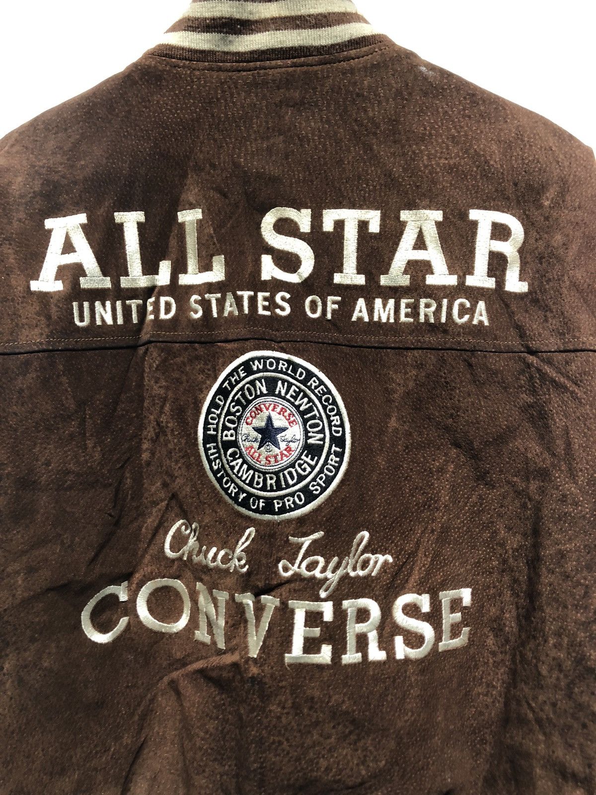 Converse AJ1 Vintage Converse All Star Chuck Taylor Varsity Jacket Size US L / EU 52-54 / 3 - 8 Thumbnail