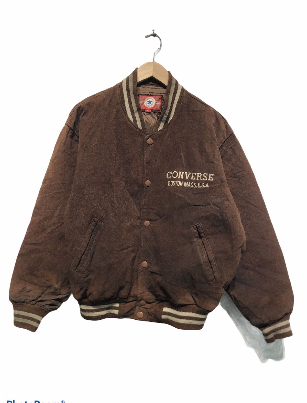 Converse AJ1 Vintage Converse All Star Chuck Taylor Varsity Jacket Size US L / EU 52-54 / 3 - 2 Thumbnail