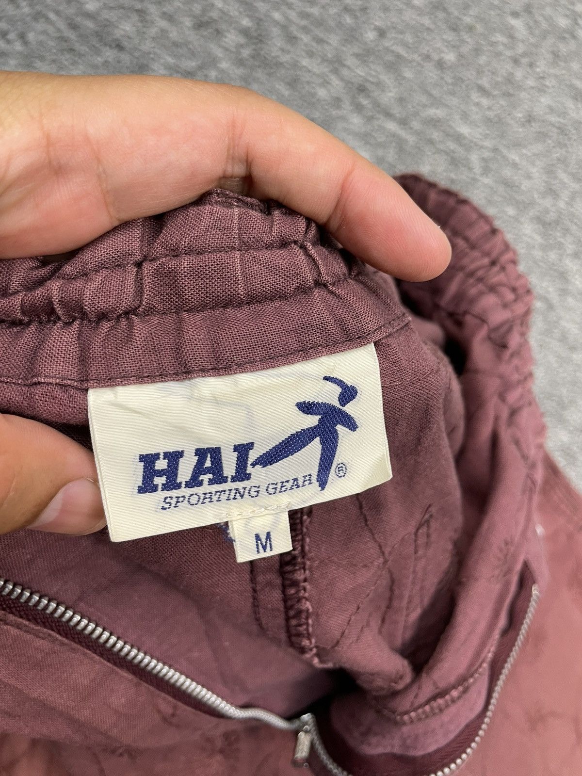 Hai Sporting Gear × Issey Miyake × Vintage Vintage 80s Hai Sporting Gear Sunfaded Baggy Pant Floral Size 29" - 2 Thumbnail