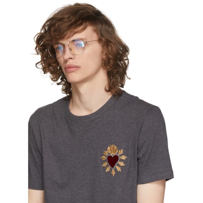 Saint Laurent Paris × Vintage NEW Saint Laurent SL237 Gold Round Glasses Eyeglasses Size ONE SIZE - 3 Thumbnail