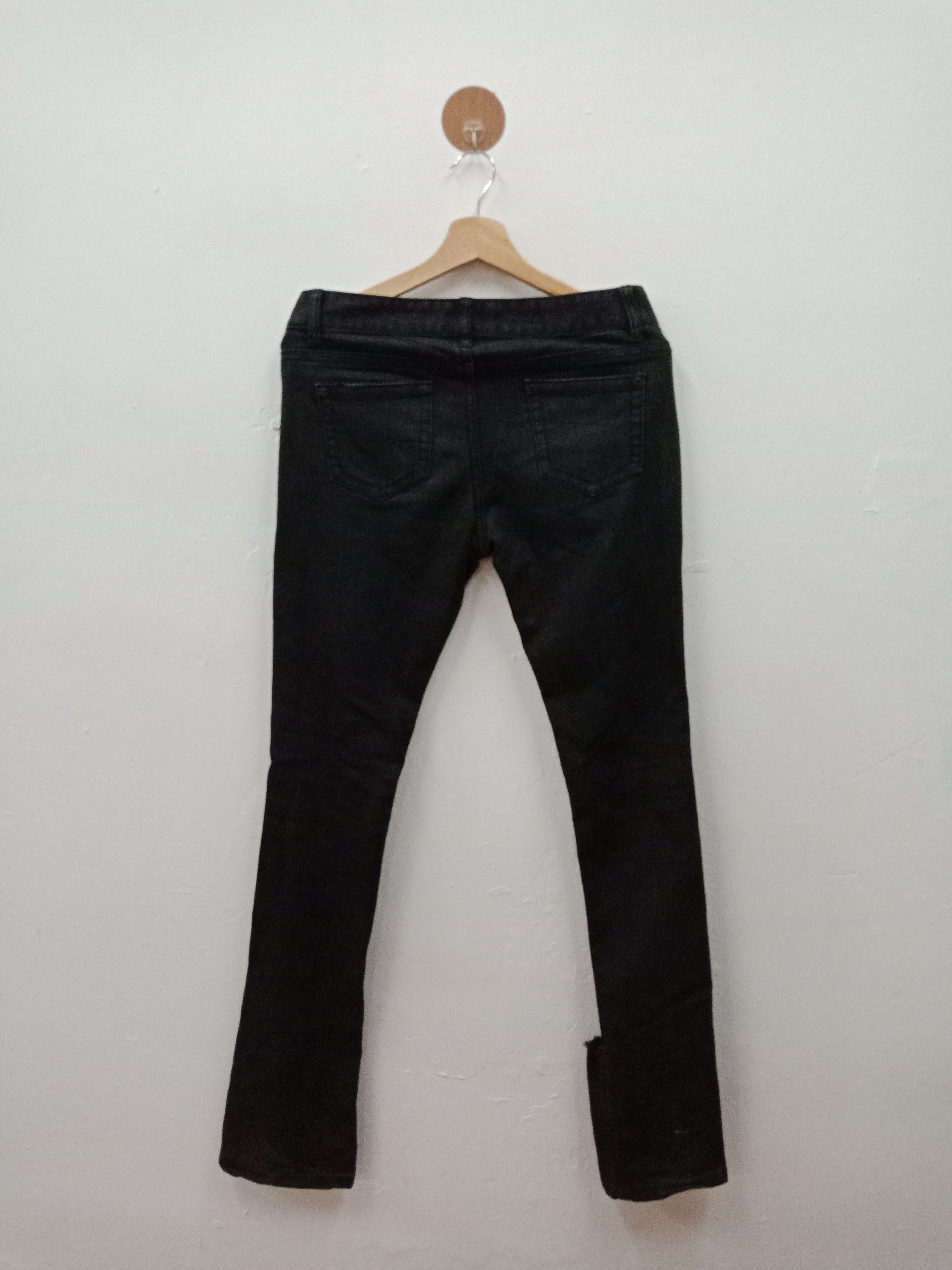 In The Attic Dosch Distressed Studded Black Pants Size US 32 / EU 48 - 2 Thumbnail