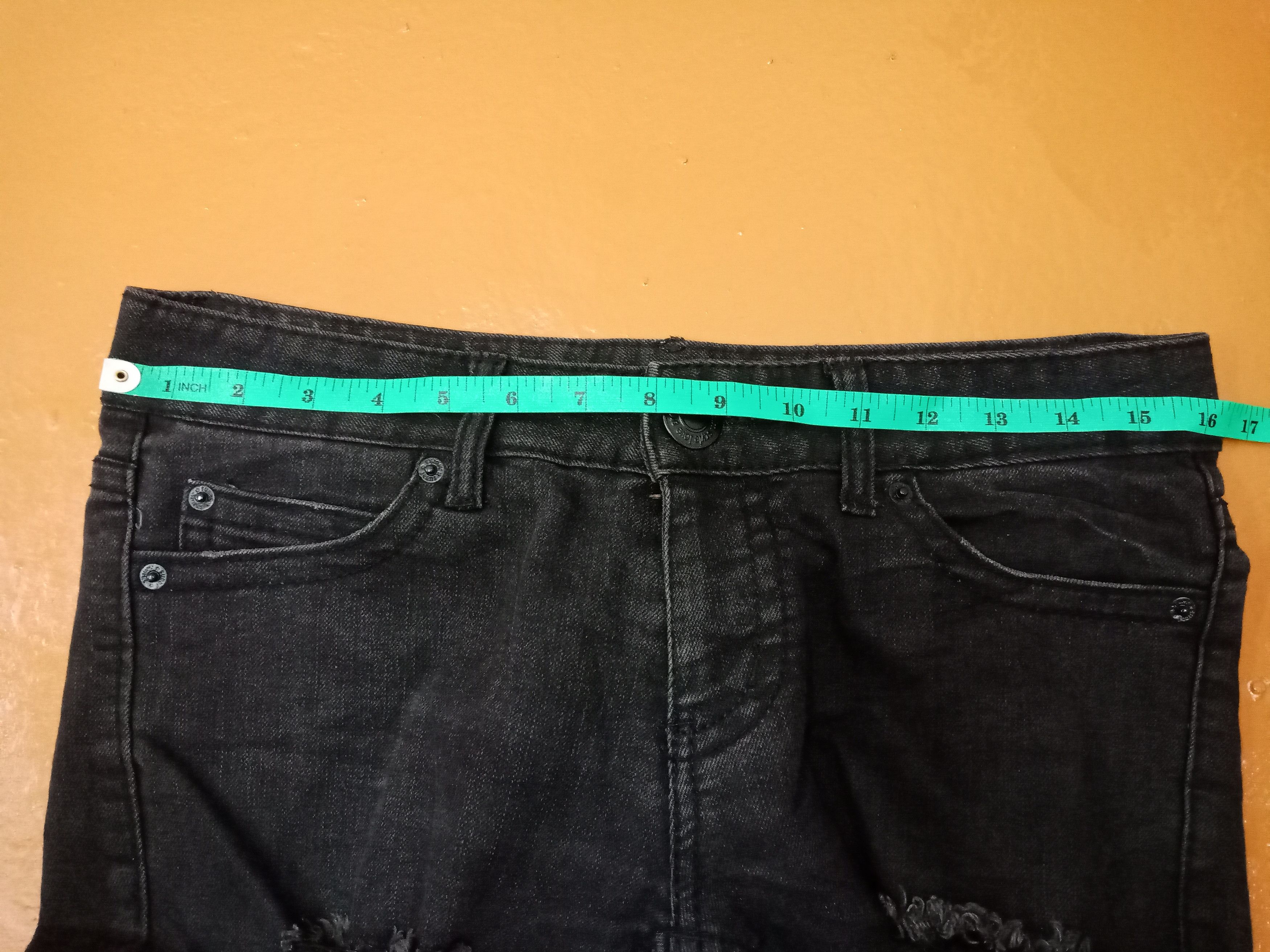 In The Attic Dosch Distressed Studded Black Pants Size US 32 / EU 48 - 9 Thumbnail
