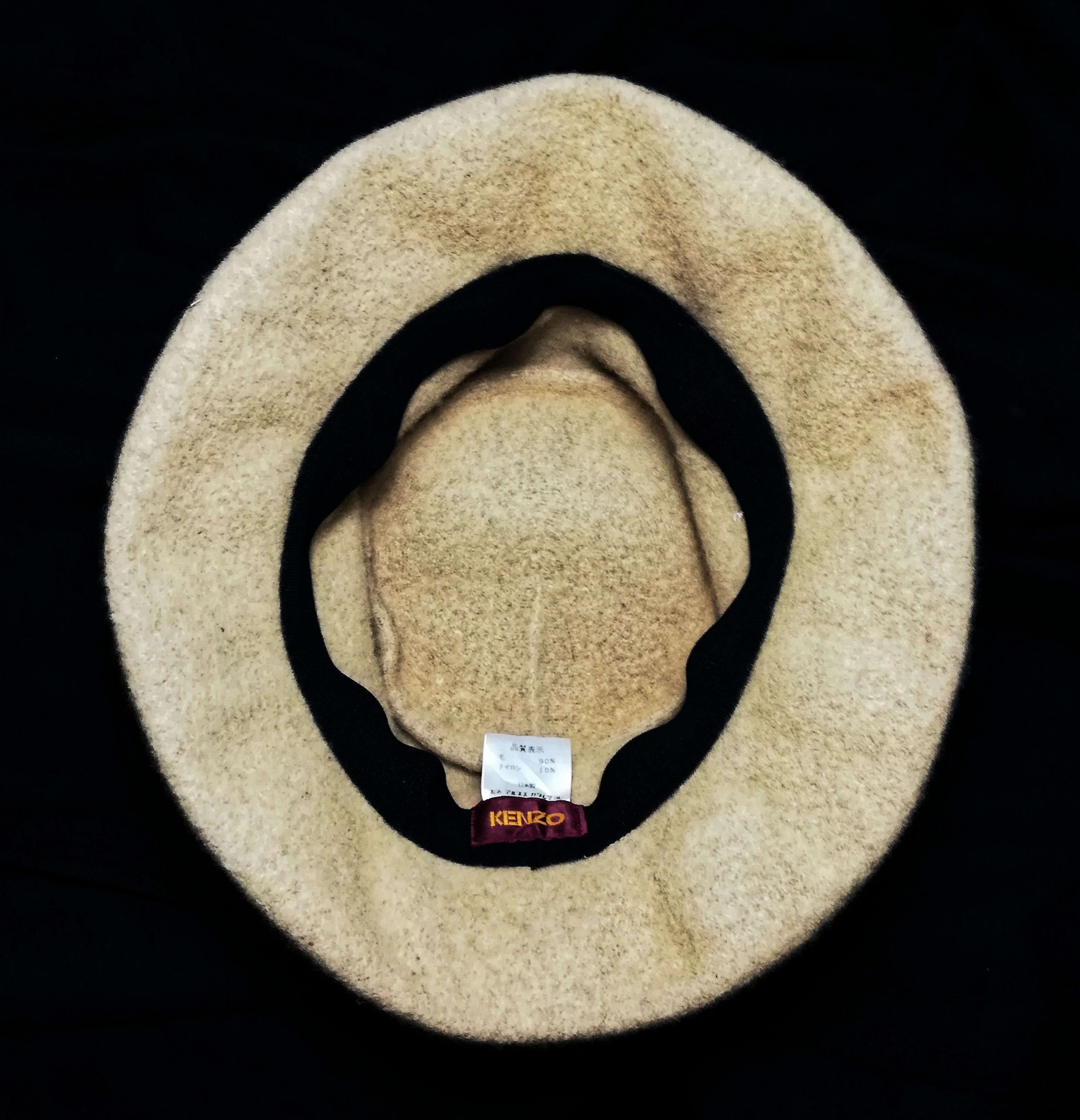 Kenzo 🔥Kenzo Wool 90% Nylon 10% Made In Japan Bucket Hat🔥 Size ONE SIZE - 12 Thumbnail