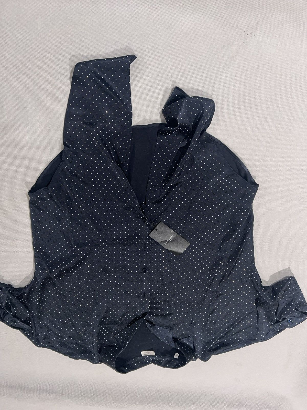 Saint Laurent Paris Saint Laurent studded oversized shirt. 38/15.5. $1990 Size US L / EU 52-54 / 3 - 10 Thumbnail