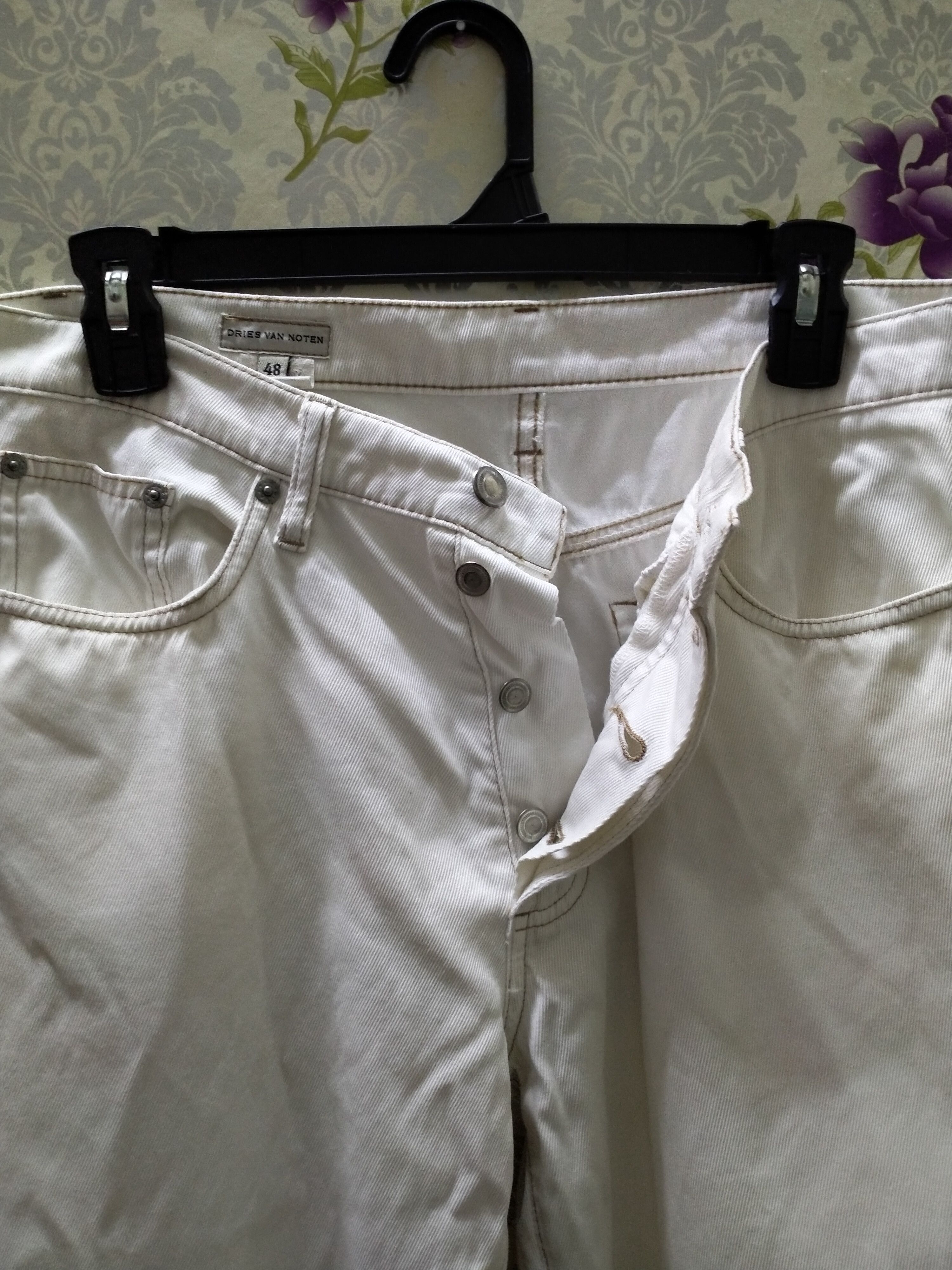 Dries Van Noten Dries van noten white skinny jeans Size US 32 / EU 48 - 7 Thumbnail