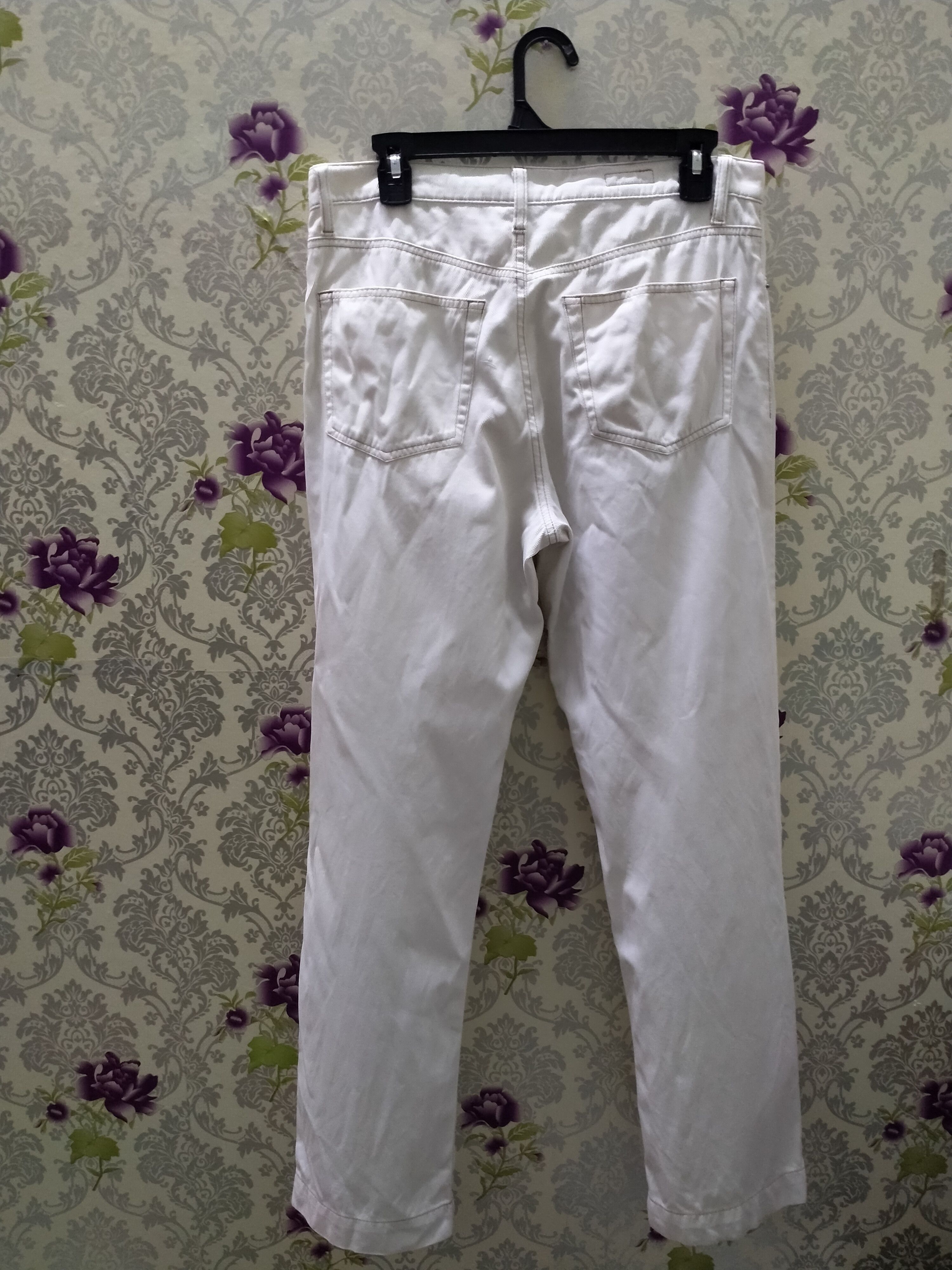 Dries Van Noten Dries van noten white skinny jeans Size US 32 / EU 48 - 5 Thumbnail