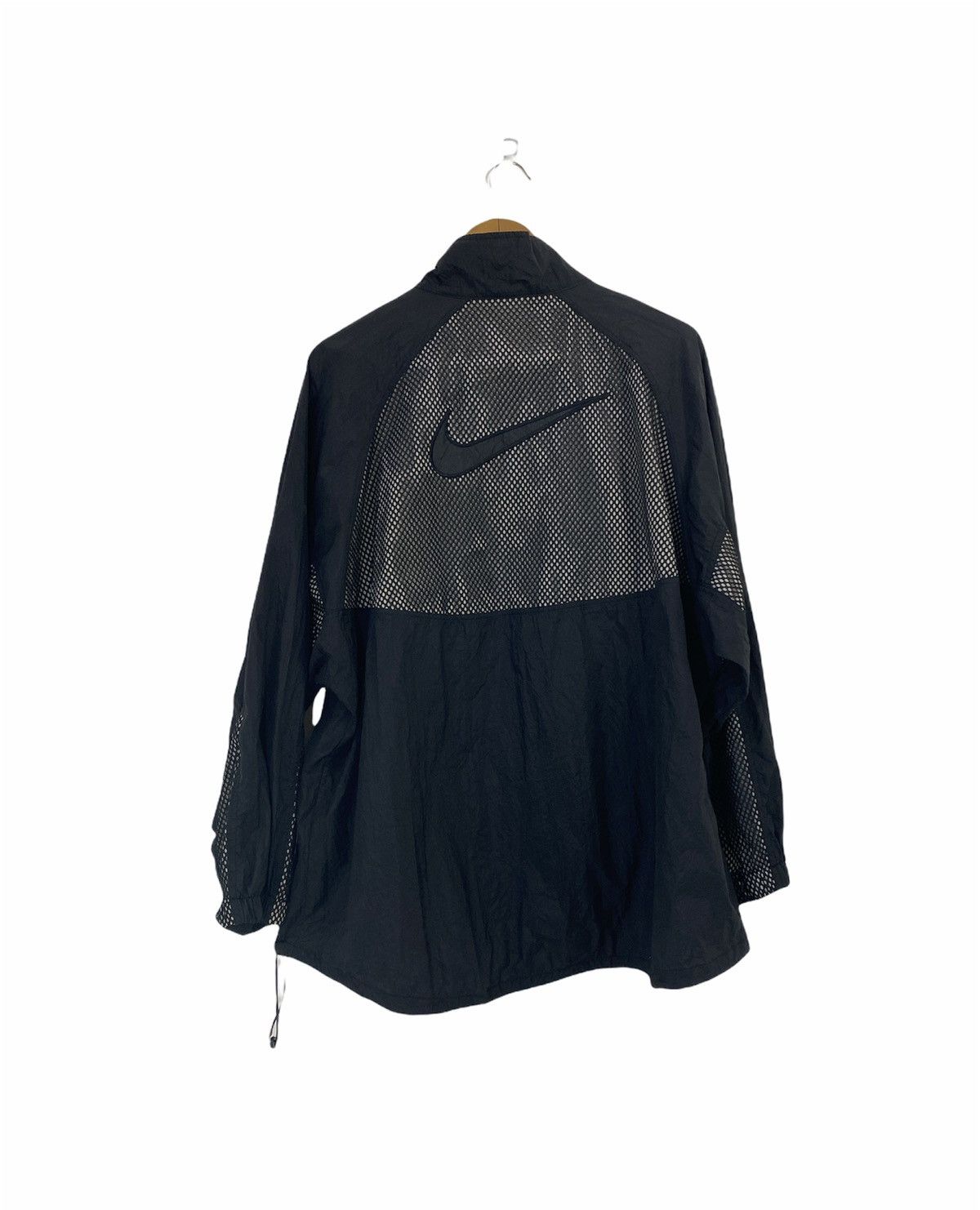 Nike × Vintage Vintage Nike Windbreaker Jacket Big Swoosh Design Size US L / EU 52-54 / 3 - 1 Thumbnail