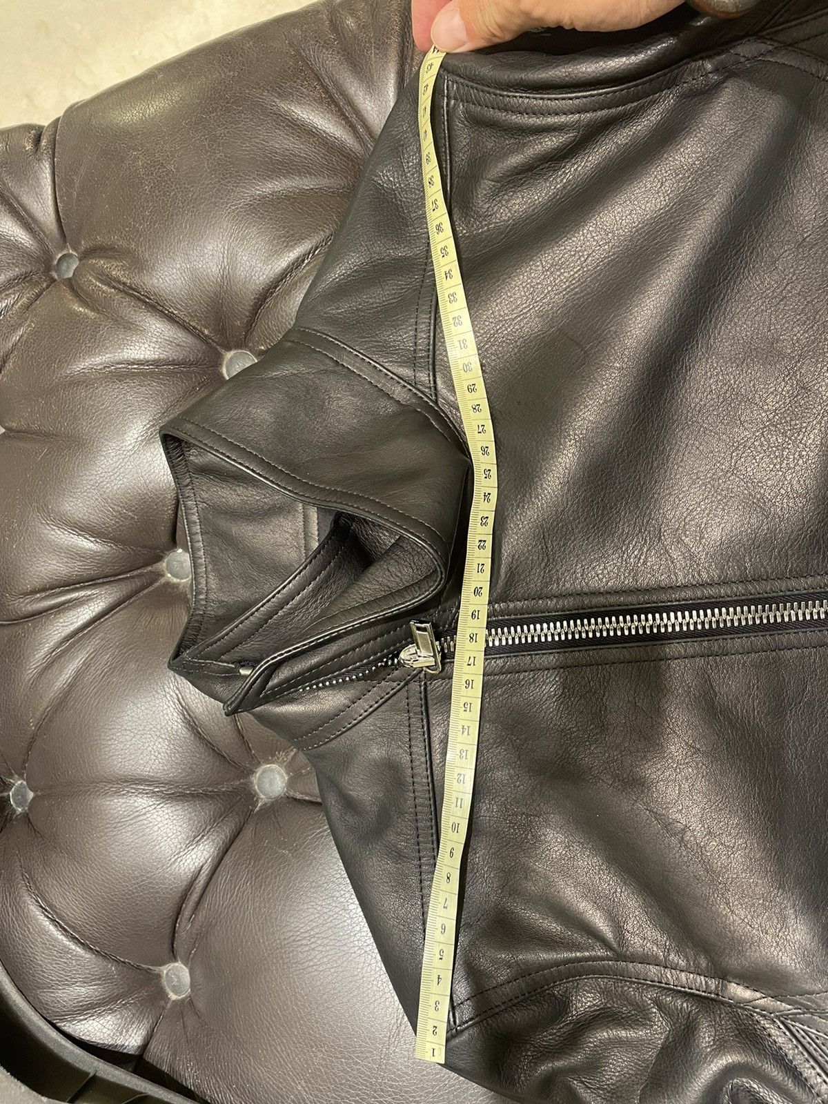 Rick Owens Rick Owens Mollino Biker Leather Jacket LCW Size US M / EU 48-50 / 2 - 7 Thumbnail
