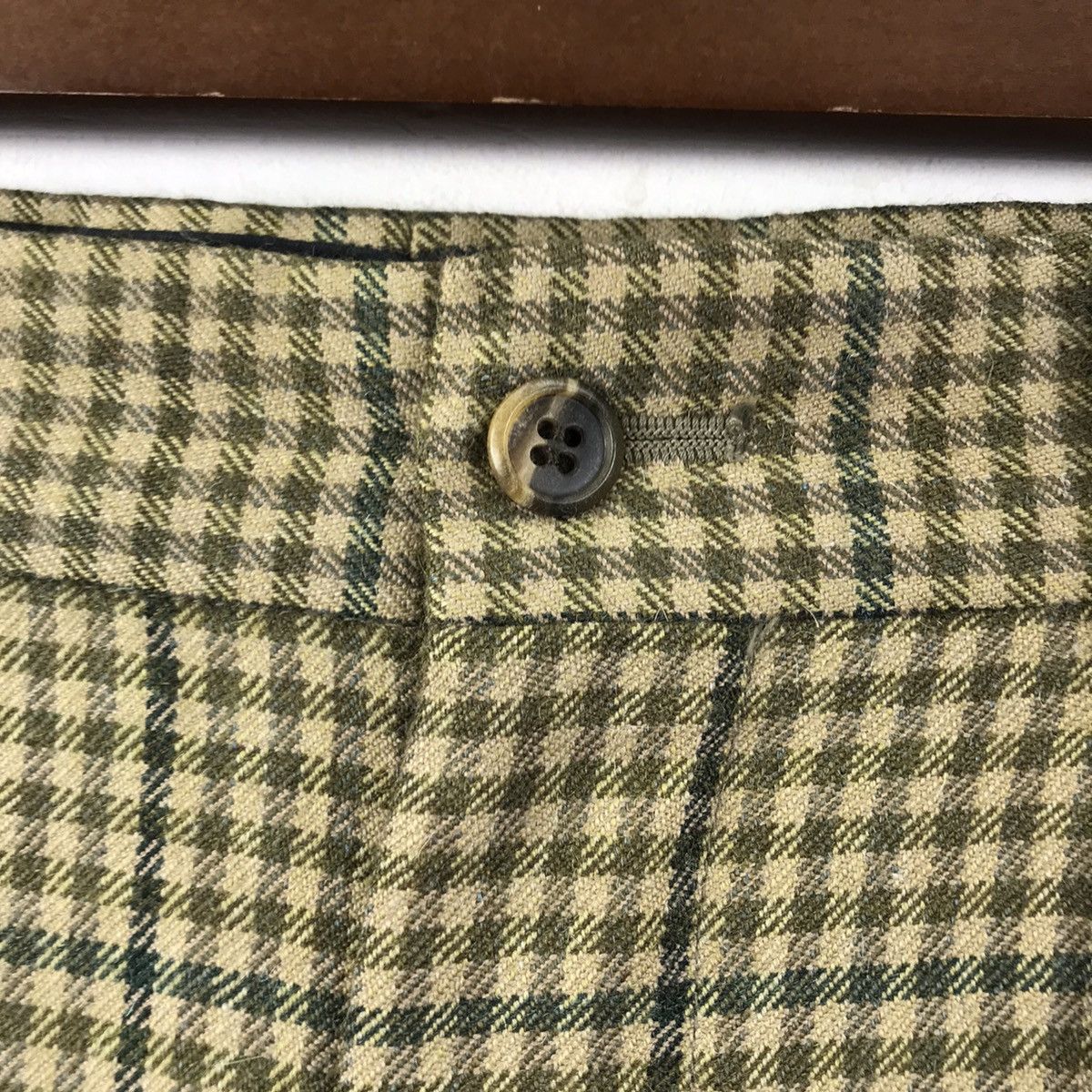 J.Crew J CREW Check Tartan Baggy Wool Trousers Pant Size US 29 - 3 Thumbnail