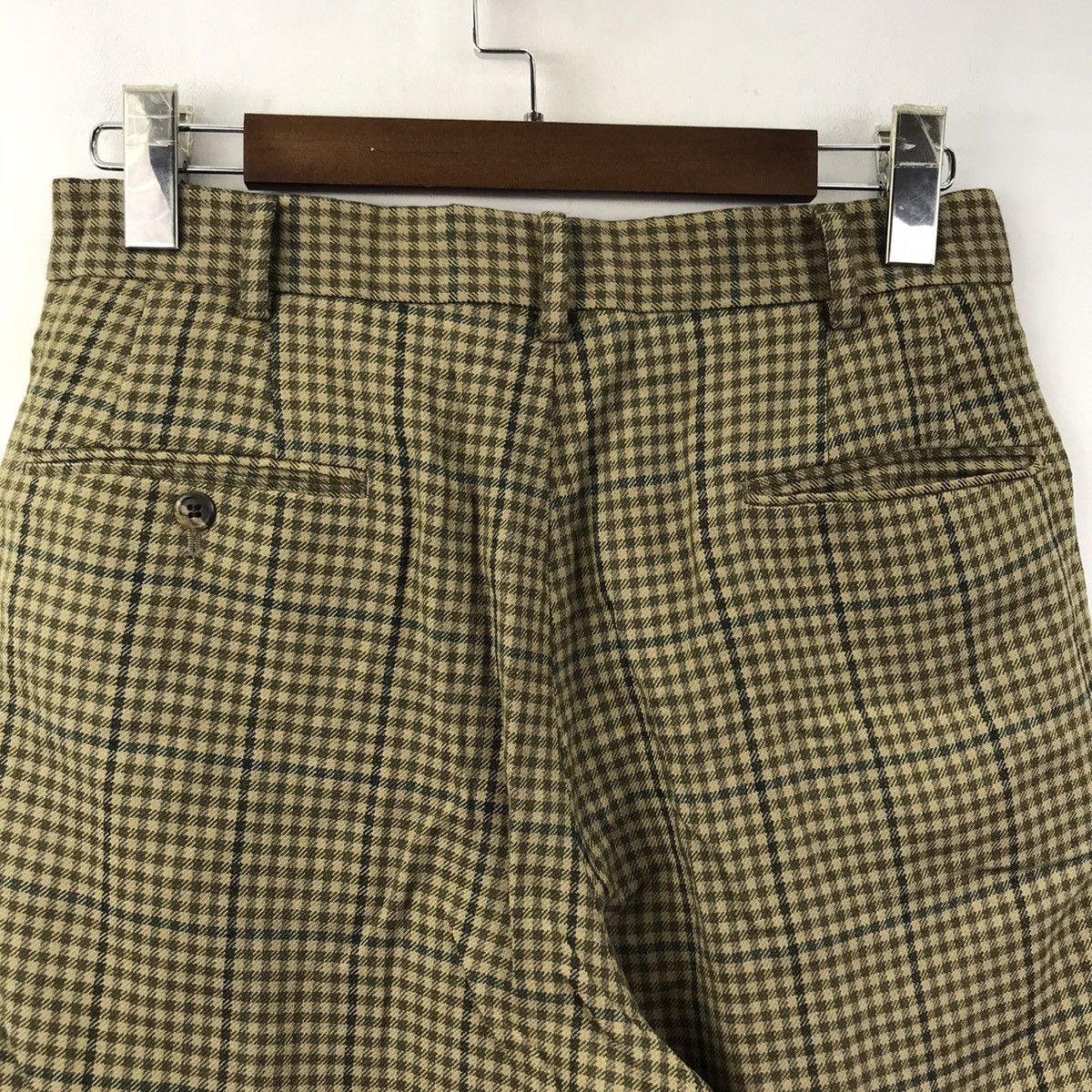 J.Crew J CREW Check Tartan Baggy Wool Trousers Pant Size US 29 - 6 Thumbnail