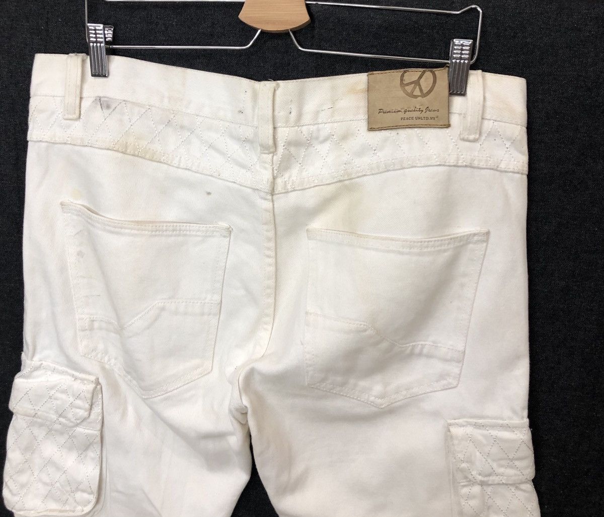 Other Distressed Denim Jeans Punk Cafe Racer Style Size US 37 - 8 Thumbnail