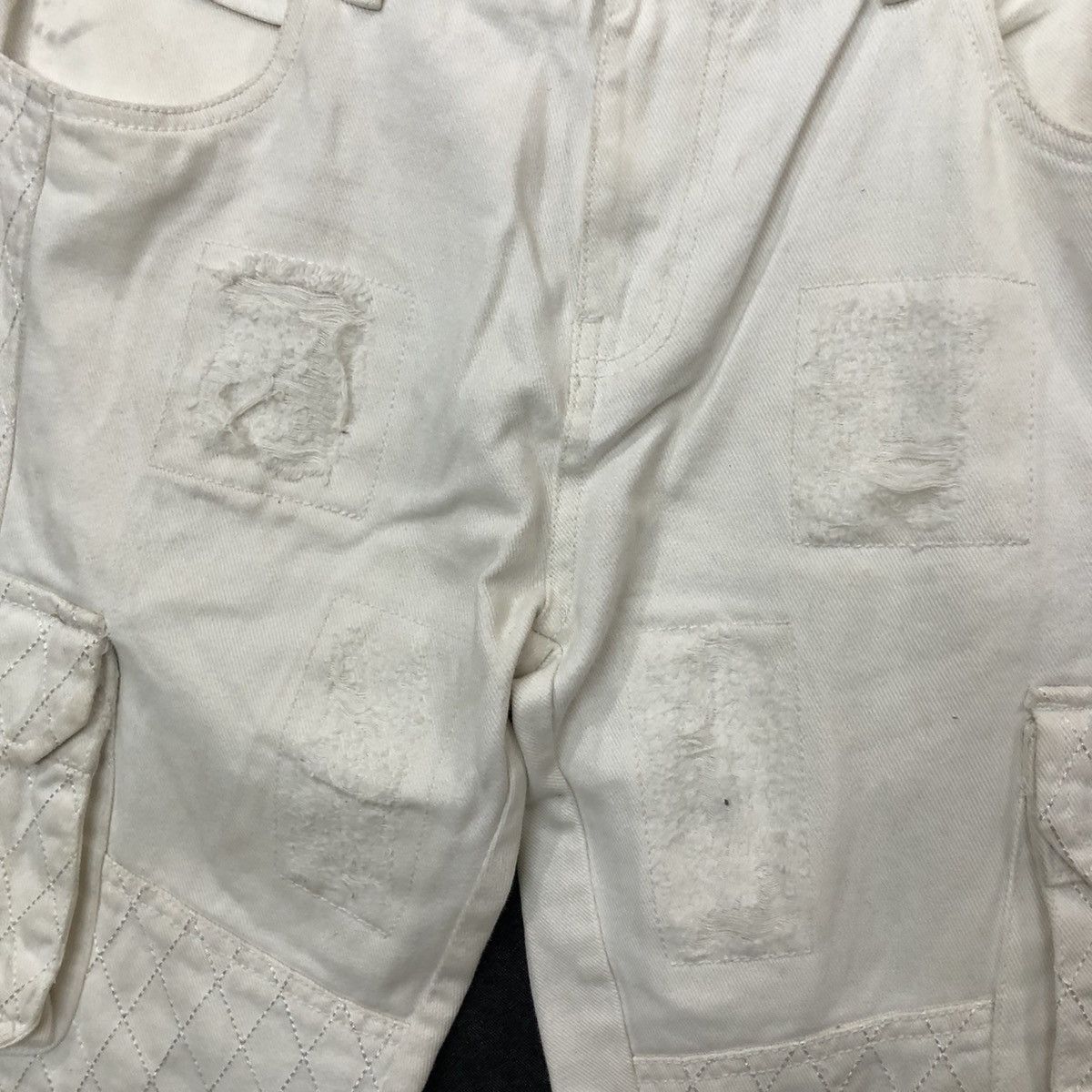 Other Distressed Denim Jeans Punk Cafe Racer Style Size US 37 - 7 Thumbnail