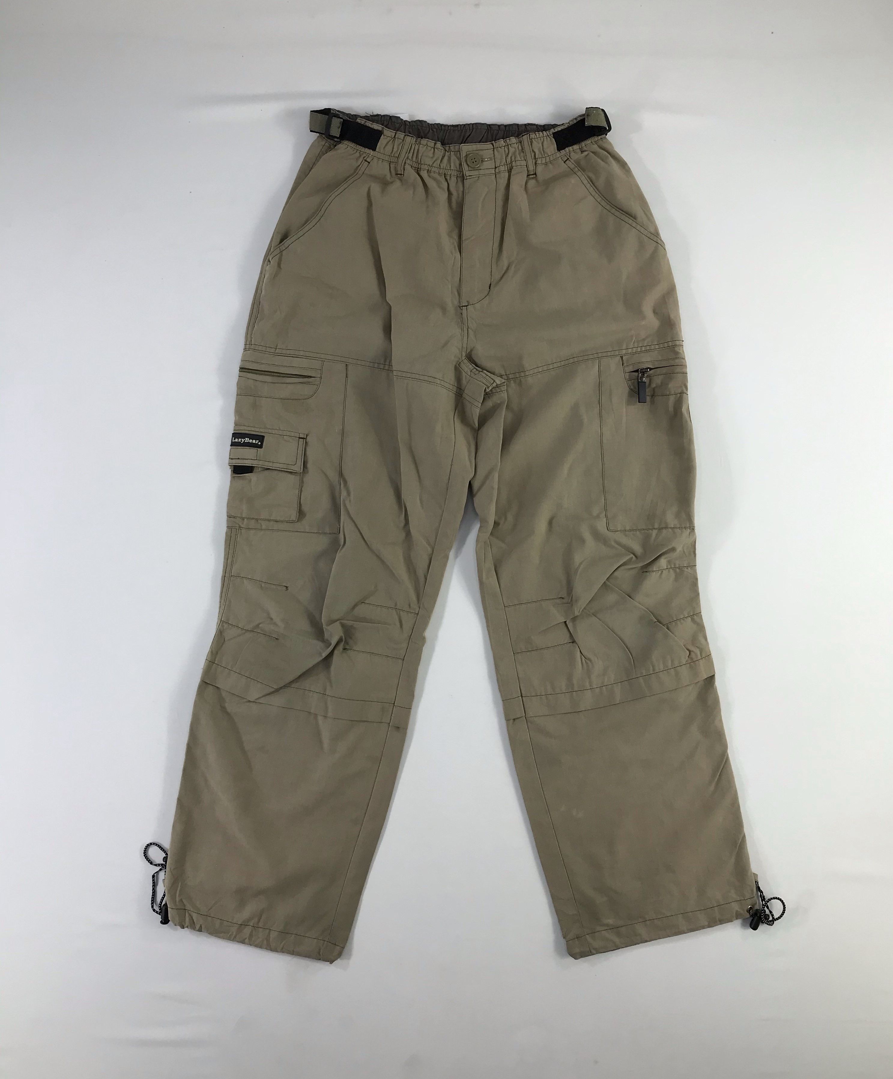 Japanese Brand Lazy Bear Multi Pocket Bondage Cargo Pant -J082 Size US 27 - 1 Thumbnail