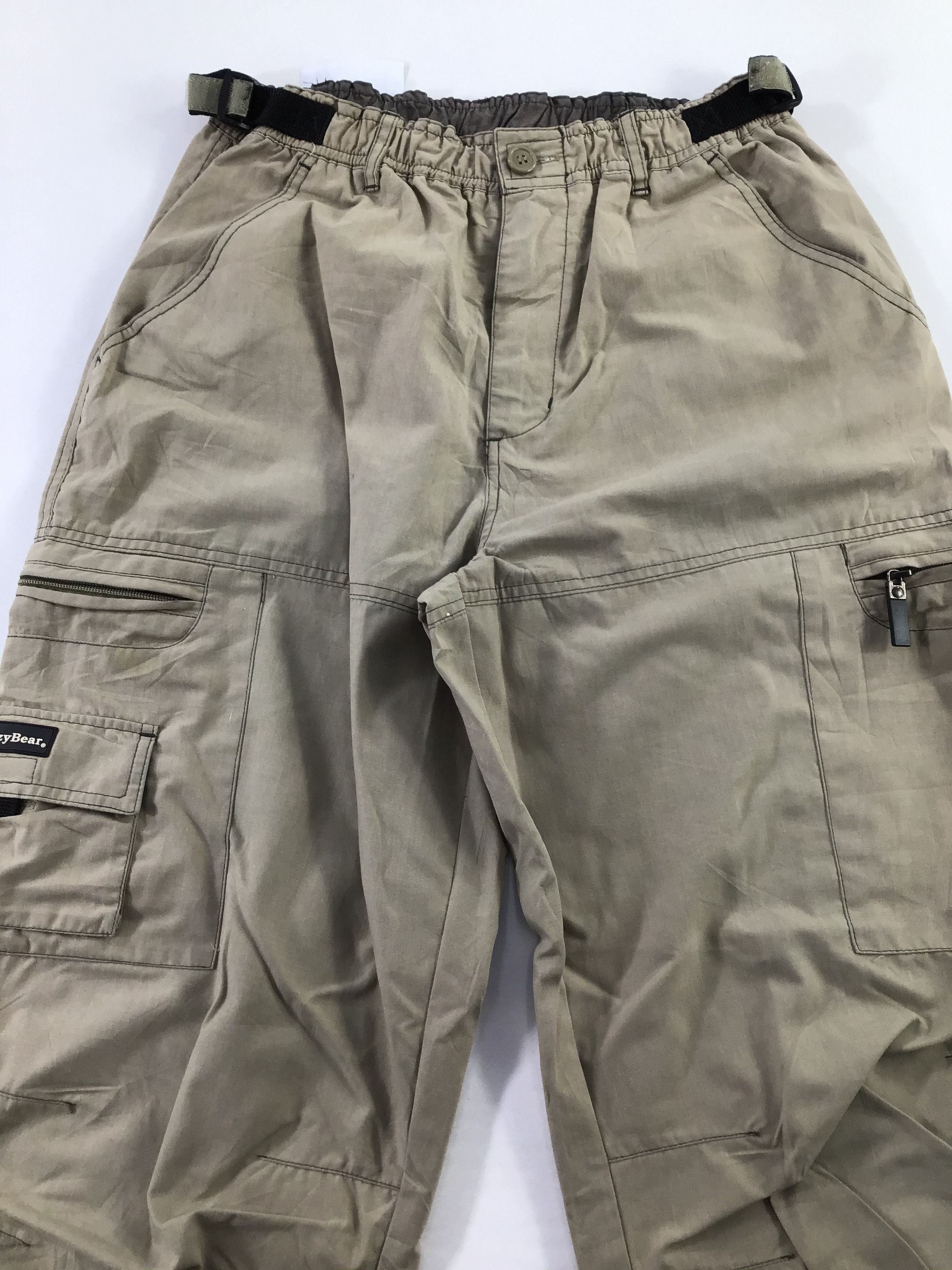 Japanese Brand Lazy Bear Multi Pocket Bondage Cargo Pant -J082 Size US 27 - 4 Thumbnail