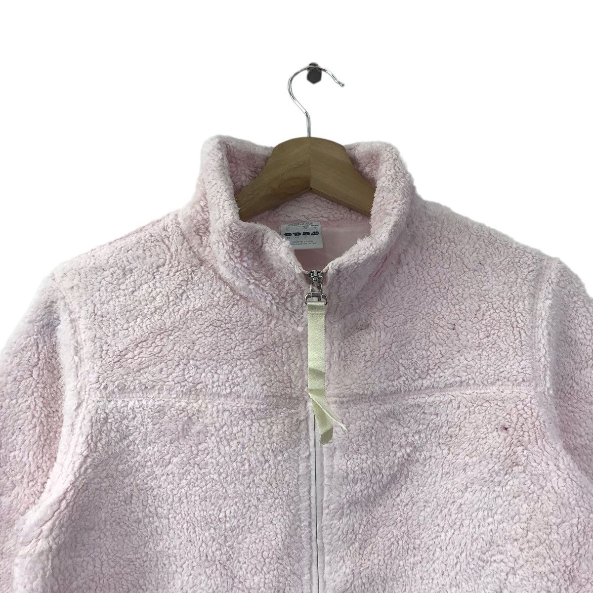 Adidas ADIDAS Soft Pink Sherpa Fleece Sweater Size US L / EU 52-54 / 3 - 2 Thumbnail