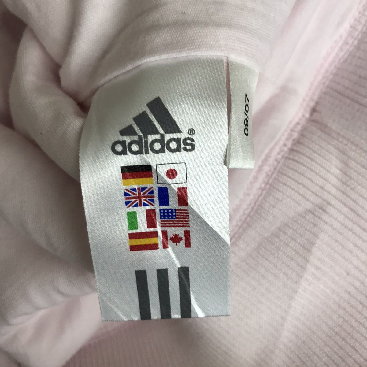 Adidas ADIDAS Soft Pink Sherpa Fleece Sweater Size US L / EU 52-54 / 3 - 4 Thumbnail