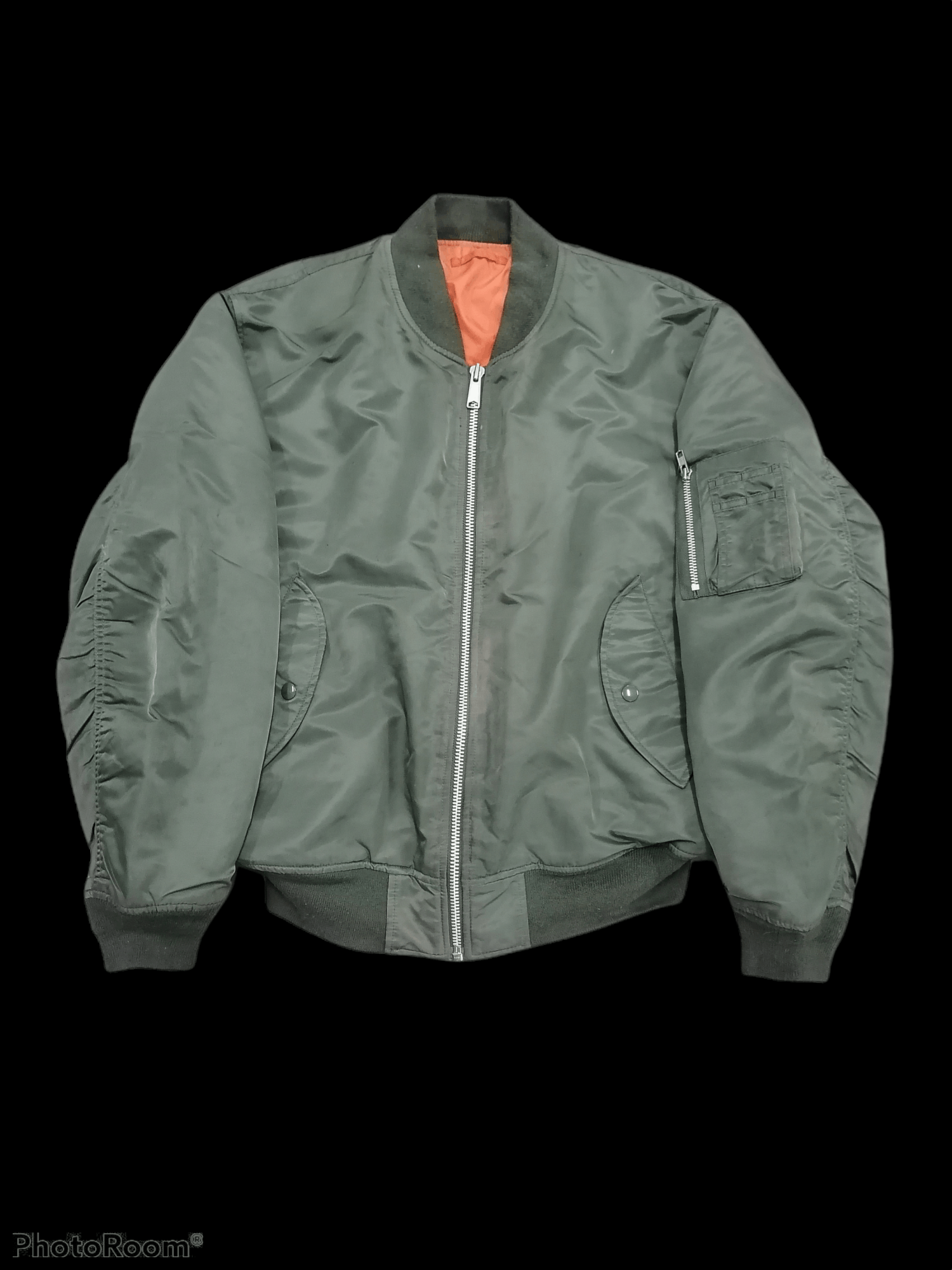 Uniqlo Sun Faded Army Green Military Uniqlo Bomber Jackets Size US L / EU 52-54 / 3 - 1 Thumbnail