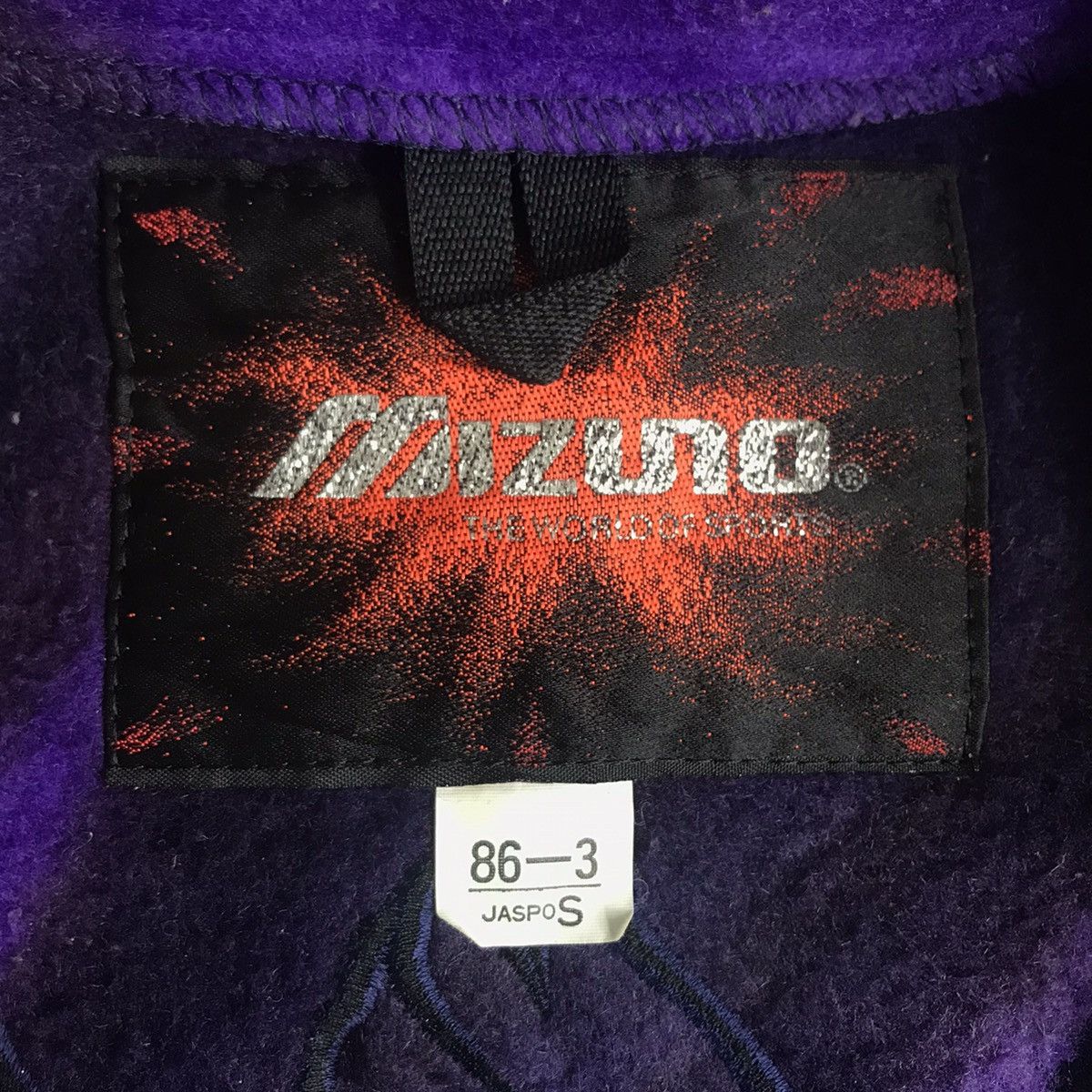 Mizuno Vintage MIZUNO JAPAN Fleece Ski Purple Bomber Jacket Size US S / EU 44-46 / 1 - 7 Thumbnail