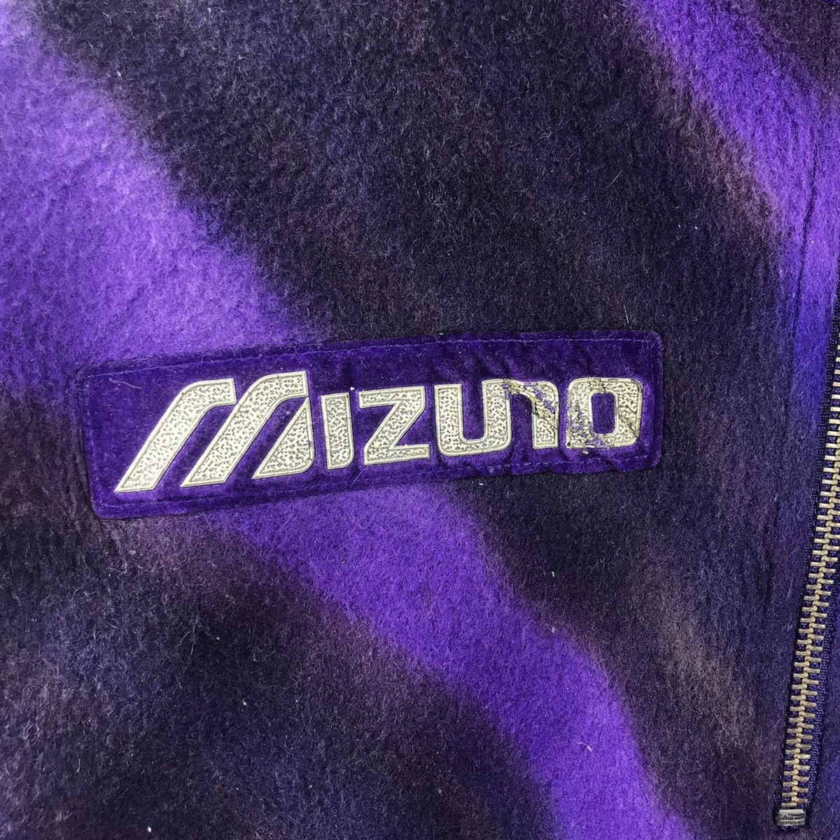 Mizuno Vintage MIZUNO JAPAN Fleece Ski Purple Bomber Jacket Size US S / EU 44-46 / 1 - 3 Thumbnail