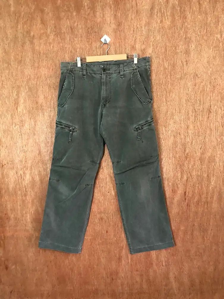 Japanese Brand × Vintage Vintage Japanese Brand Grey Cargo Pants #384 Size US 34 / EU 50 - 1 Thumbnail