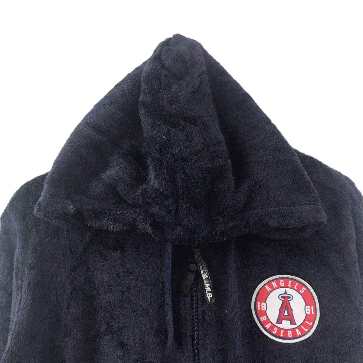 Vintage Vintage ANGELS 1961 BASEBALL Fleece Sherpa Navy Hoodie Size US L / EU 52-54 / 3 - 2 Thumbnail