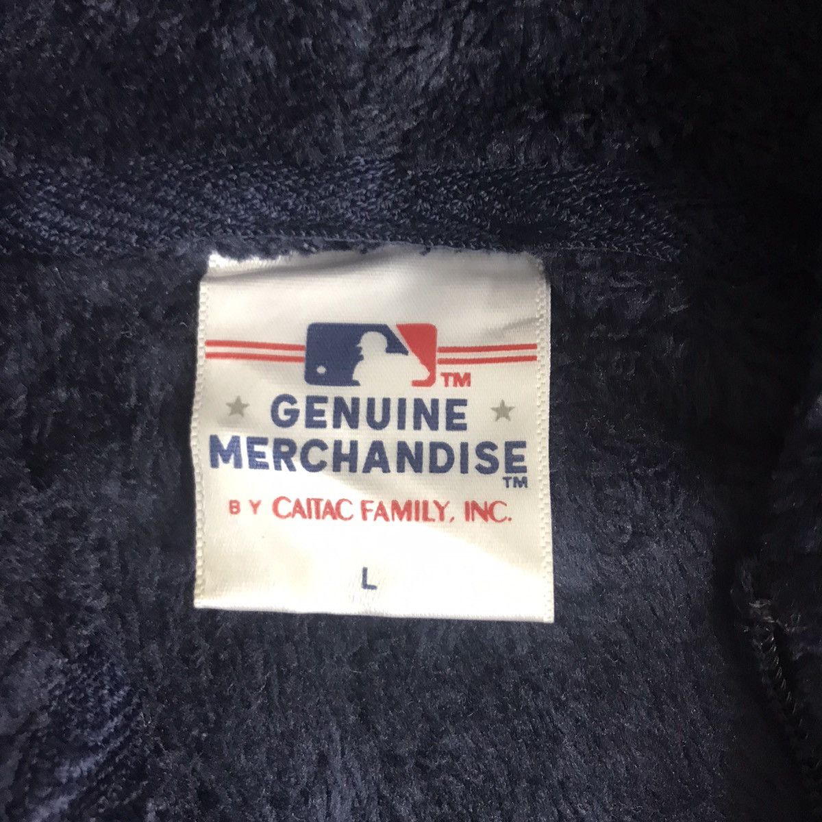 Vintage Vintage ANGELS 1961 BASEBALL Fleece Sherpa Navy Hoodie Size US L / EU 52-54 / 3 - 6 Thumbnail