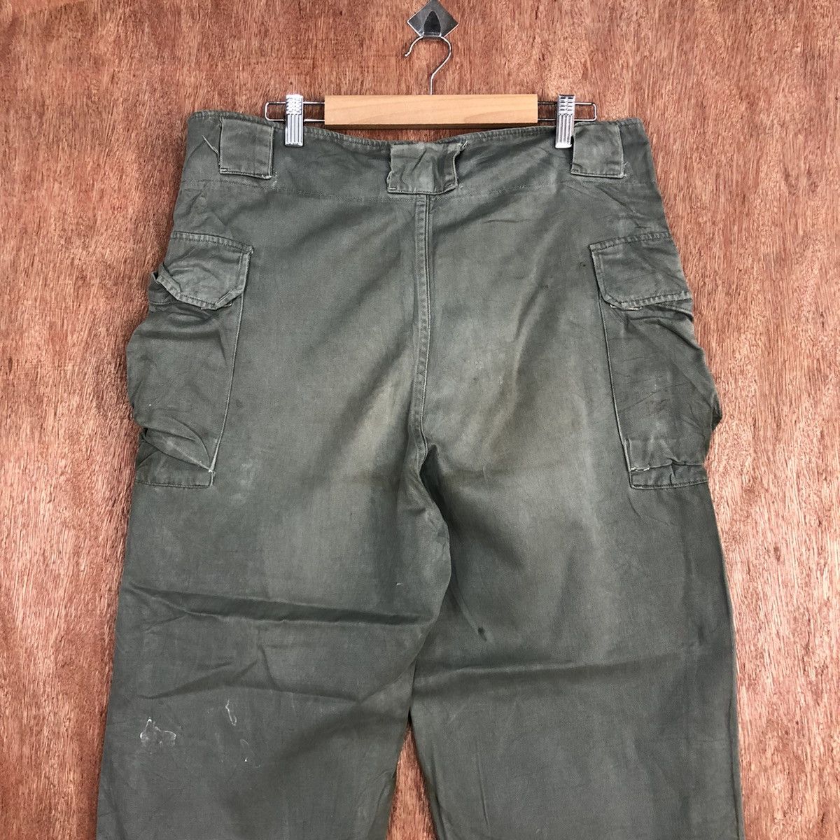 Japanese Brand DL Japan Air Defense Force vintage military Pants #c830 Size US 32 / EU 48 - 7 Thumbnail