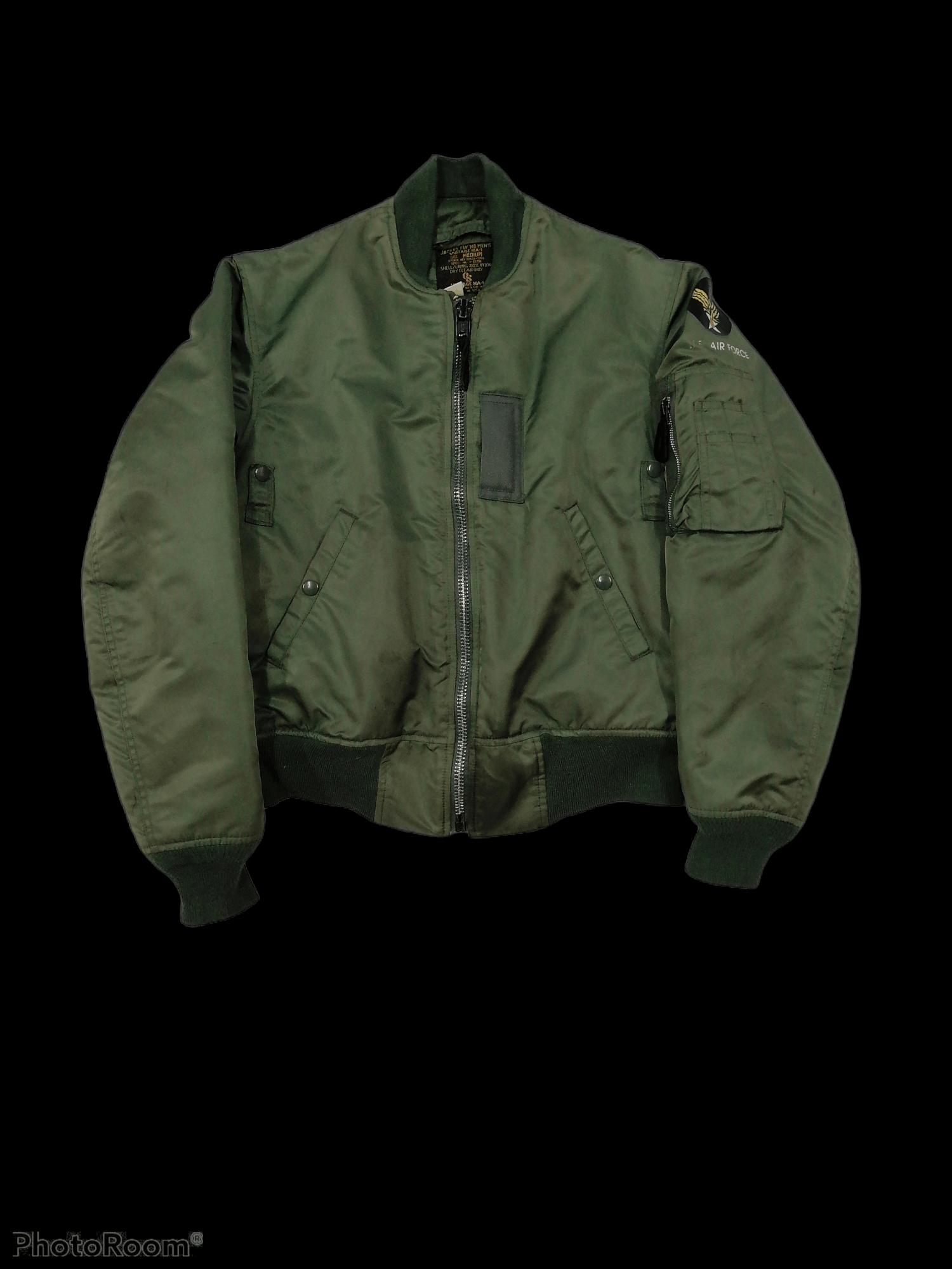 Buzz Rickson's Vintage Army Green Us Air Force MA-1 Bomber Jackets Size US M / EU 48-50 / 2 - 1 Thumbnail