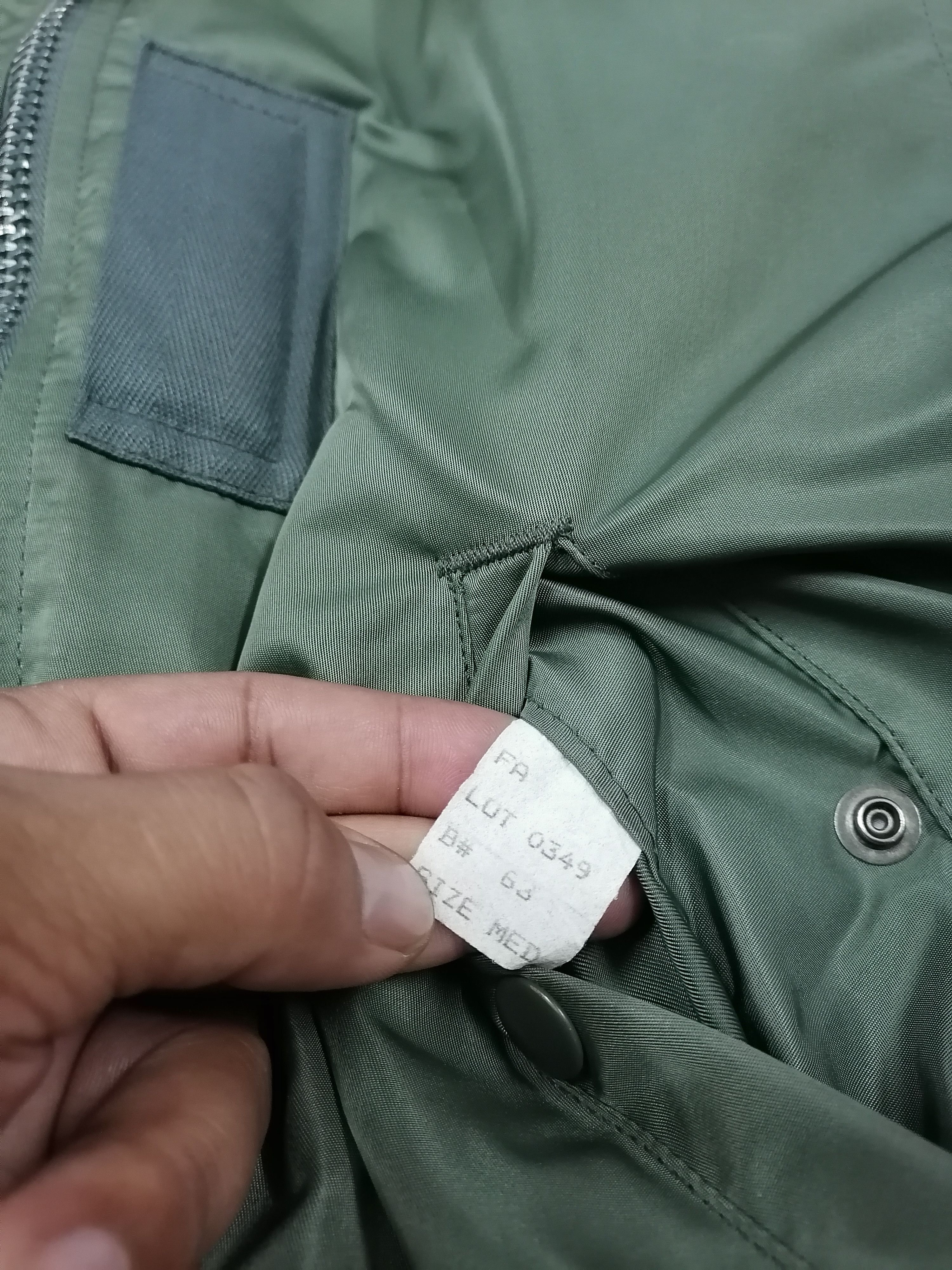 Buzz Rickson's Vintage Army Green Us Air Force MA-1 Bomber Jackets Size US M / EU 48-50 / 2 - 6 Thumbnail