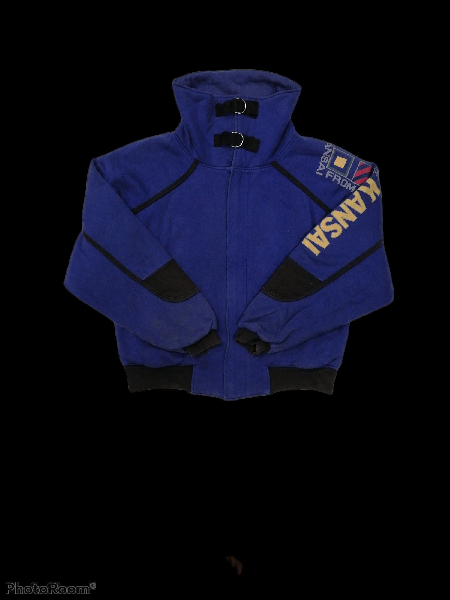 Kansai Yamamoto Rare🔥Vintage Riding-Team Kansai Men O2 Bomber Jackets⚡⚡⚡ Size US M / EU 48-50 / 2 - 2 Thumbnail